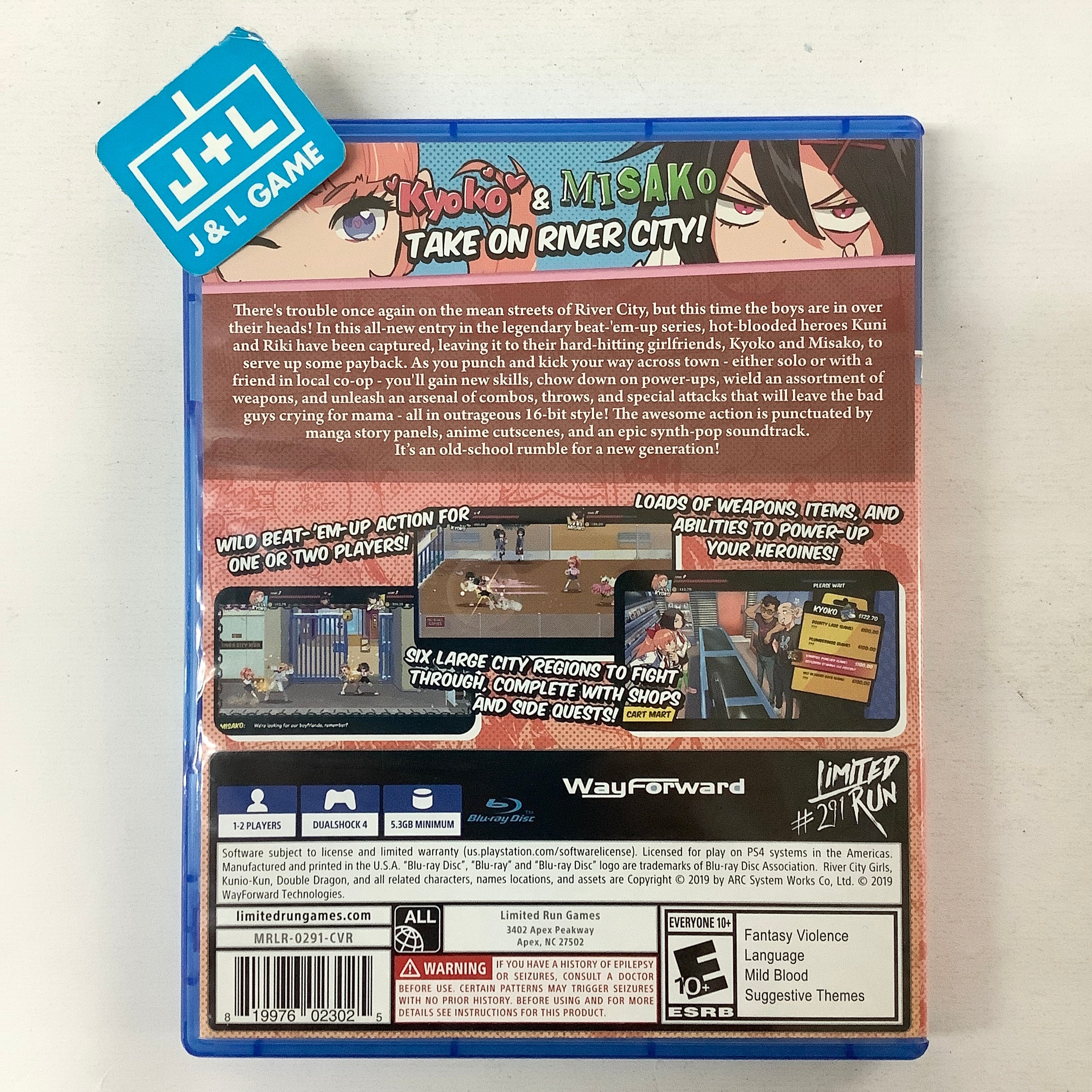 River City Girls (Limited Run #291) - (PS4) PlayStation 4 [Pre-Owned] Video Games Limited Run Games   