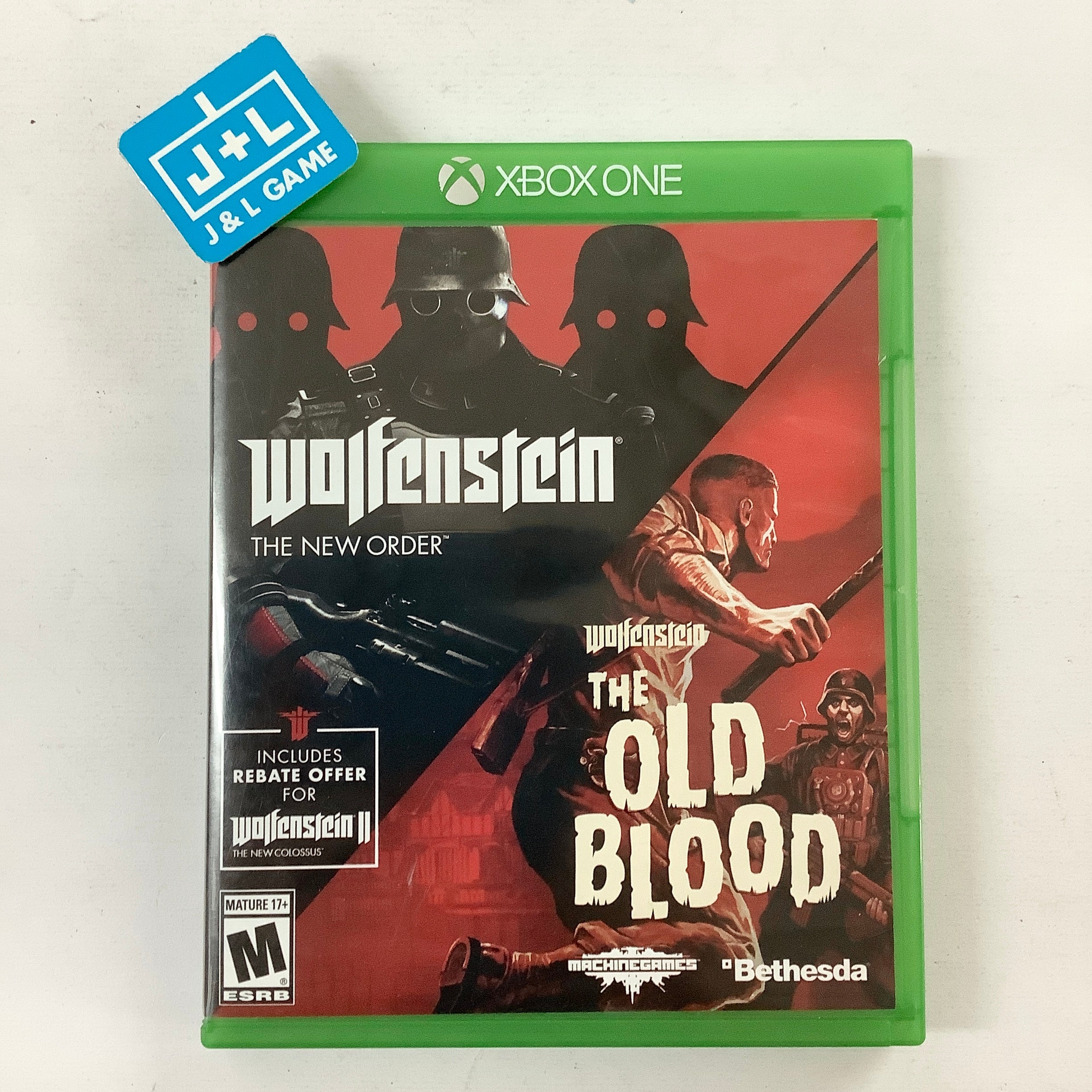 Wolfenstein: The Two Pack - (XB1) Xbox One [Pre-Owned] Video Games Bethesda   