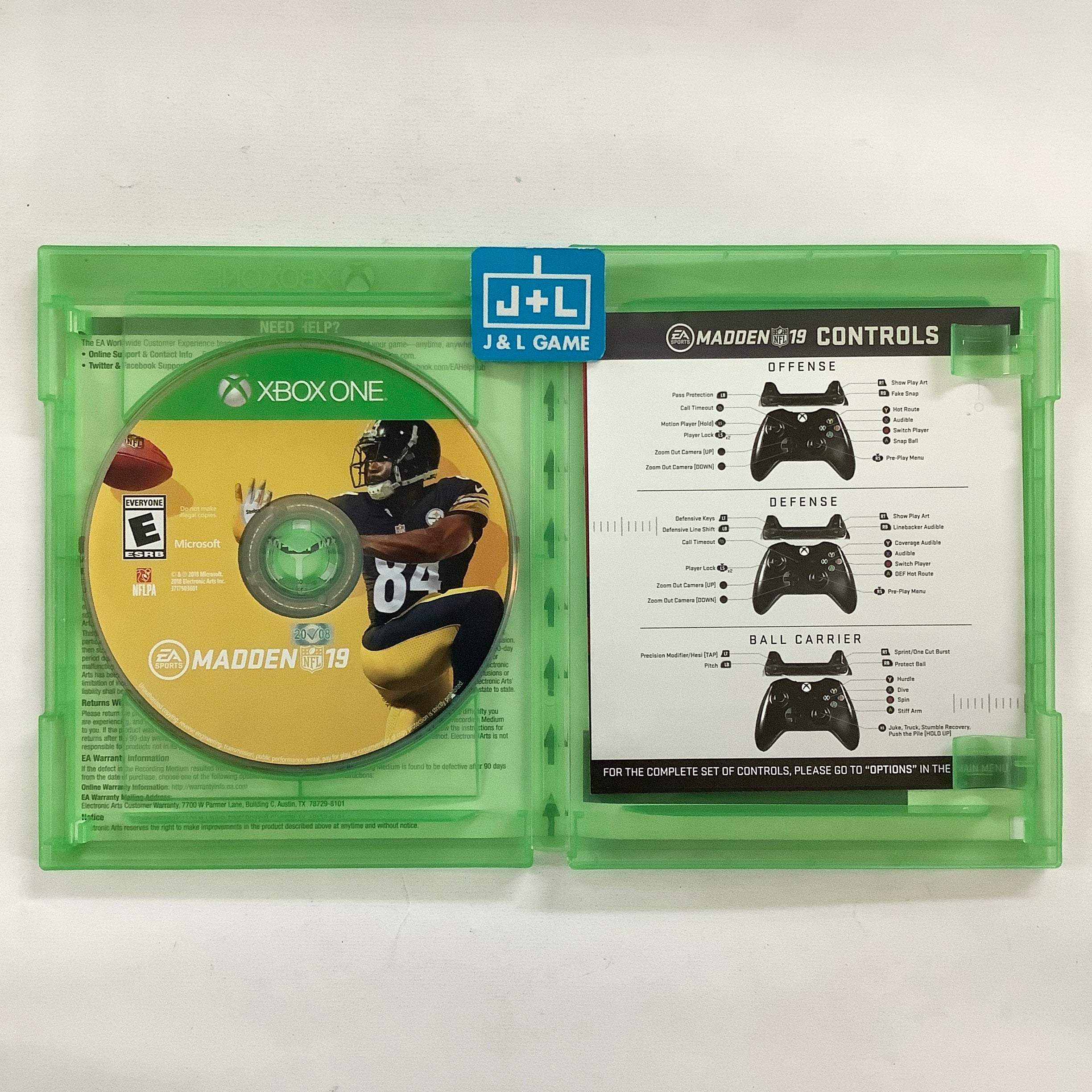 Madden NFL 19 - (XB1) Xbox One [Pre-Owned] Video Games Electronic Arts   