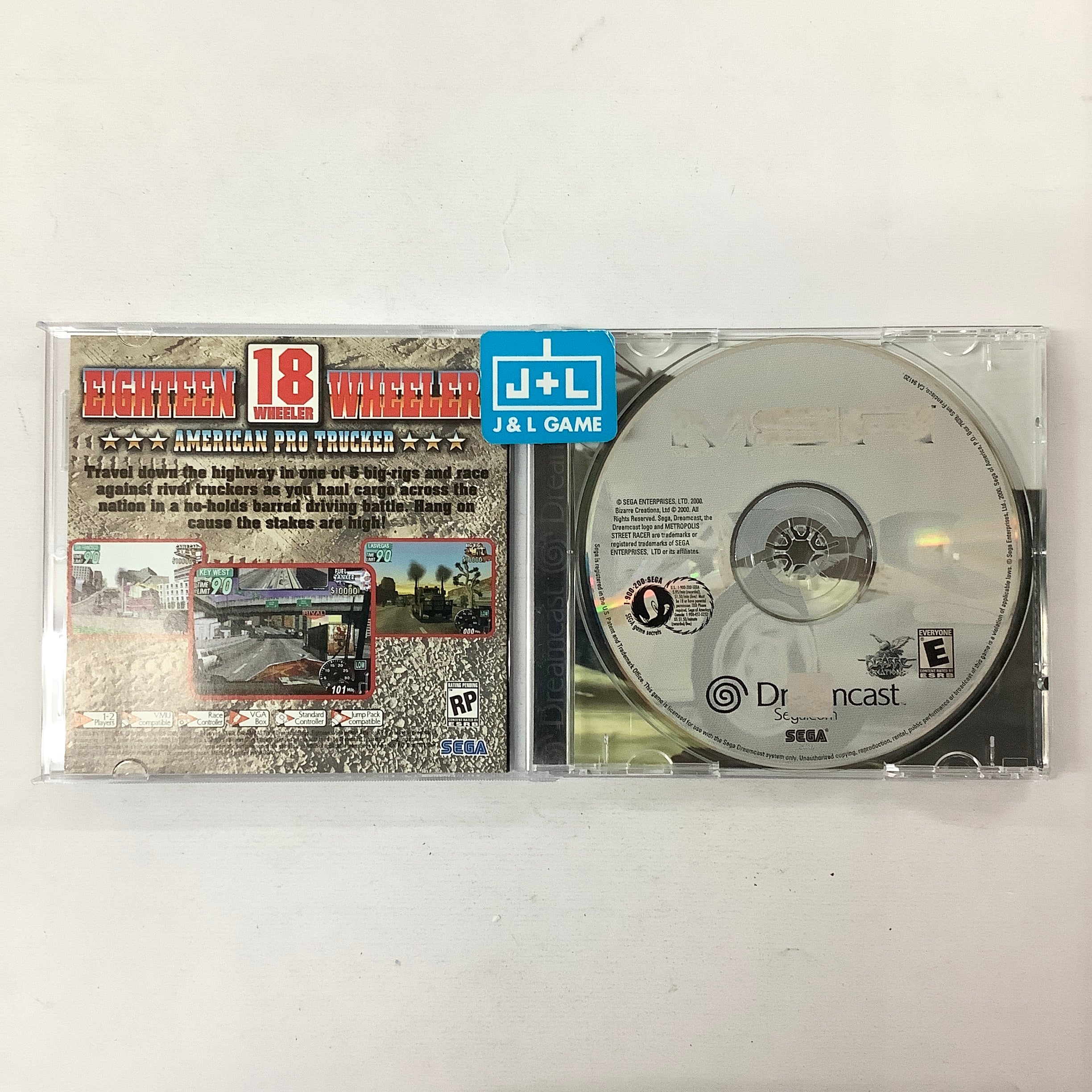 MSR Metropolis Street Racer - (DC) SEGA Dreamcast [Pre-Owned] Video Games Sega   