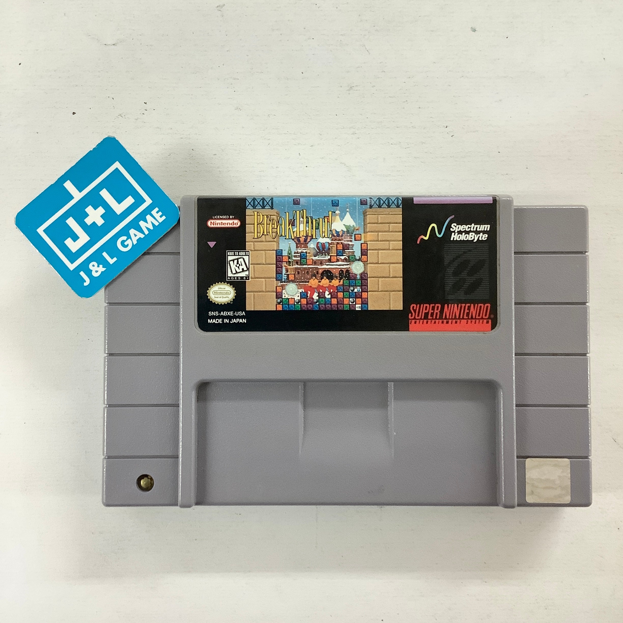 BreakThru! -  (SNES) Super Nintendo [Pre-Owned] Video Games BPS   