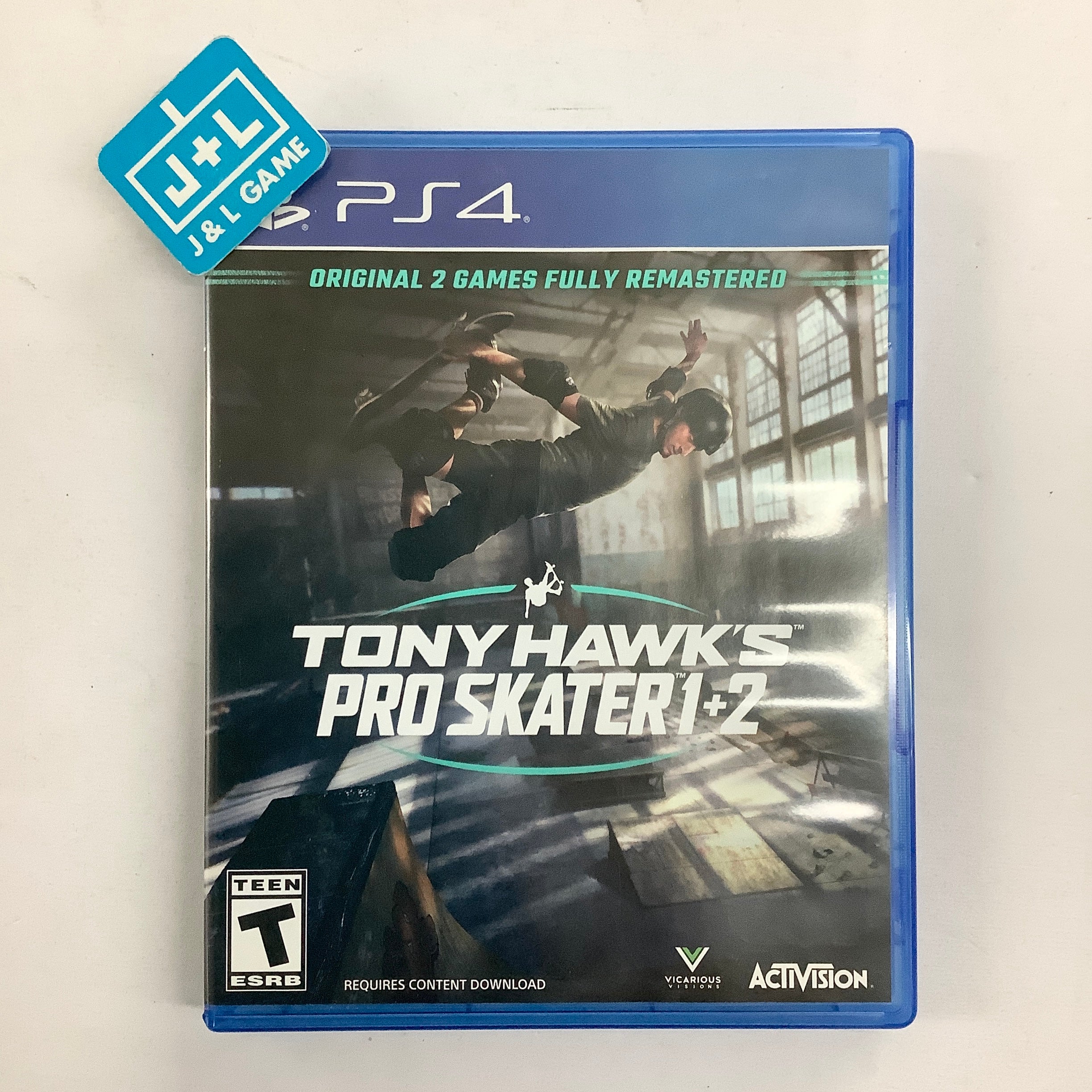 Tony Hawk's Pro Skater 1 + 2 - (PS4) PlayStation 4 [Pre-Owned] Video Games ACTIVISION