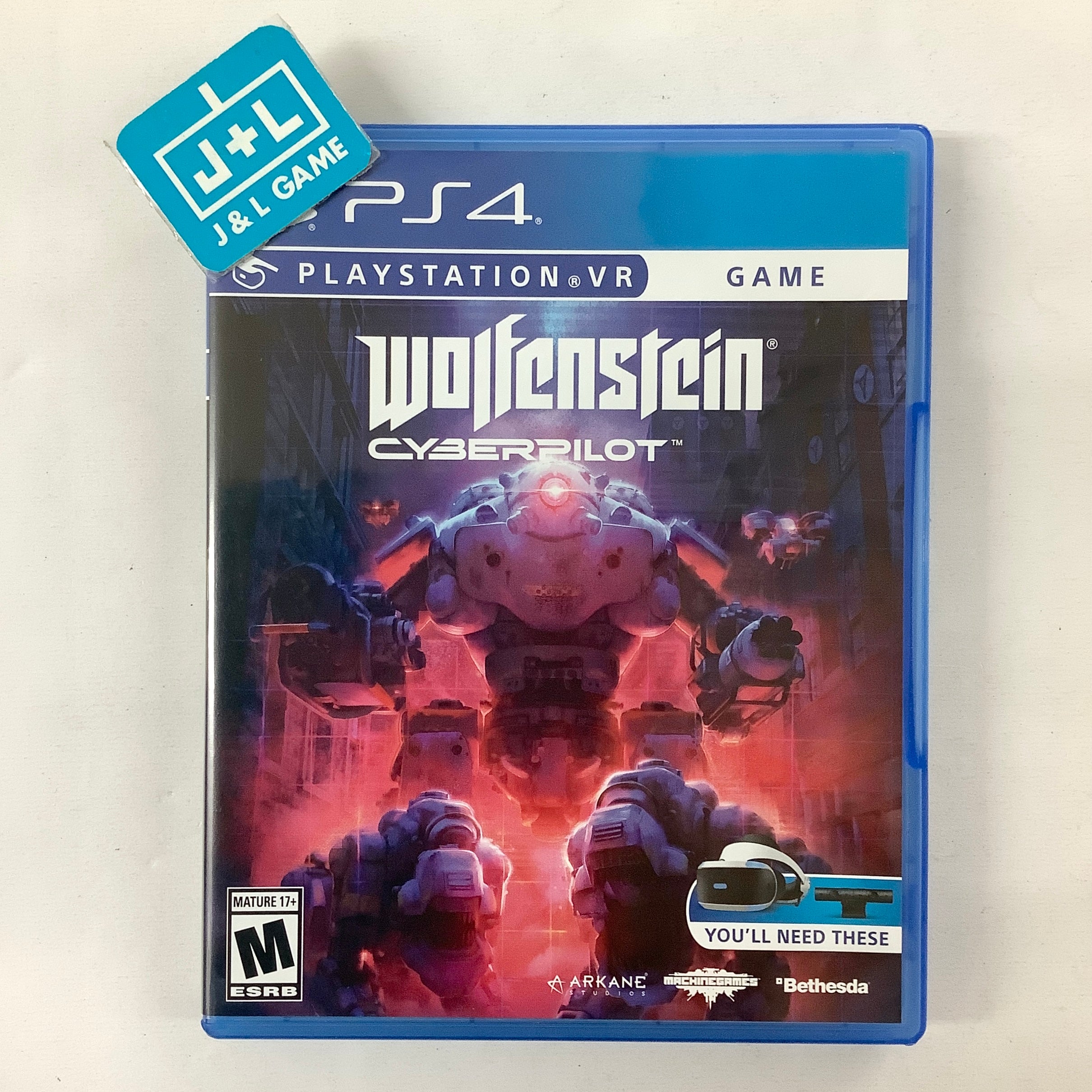 Wolfenstein: Cyberpilot (PlayStation VR) - (PS4) PlayStation 4 [Pre-Owned] Video Games Bethesda Softworks   