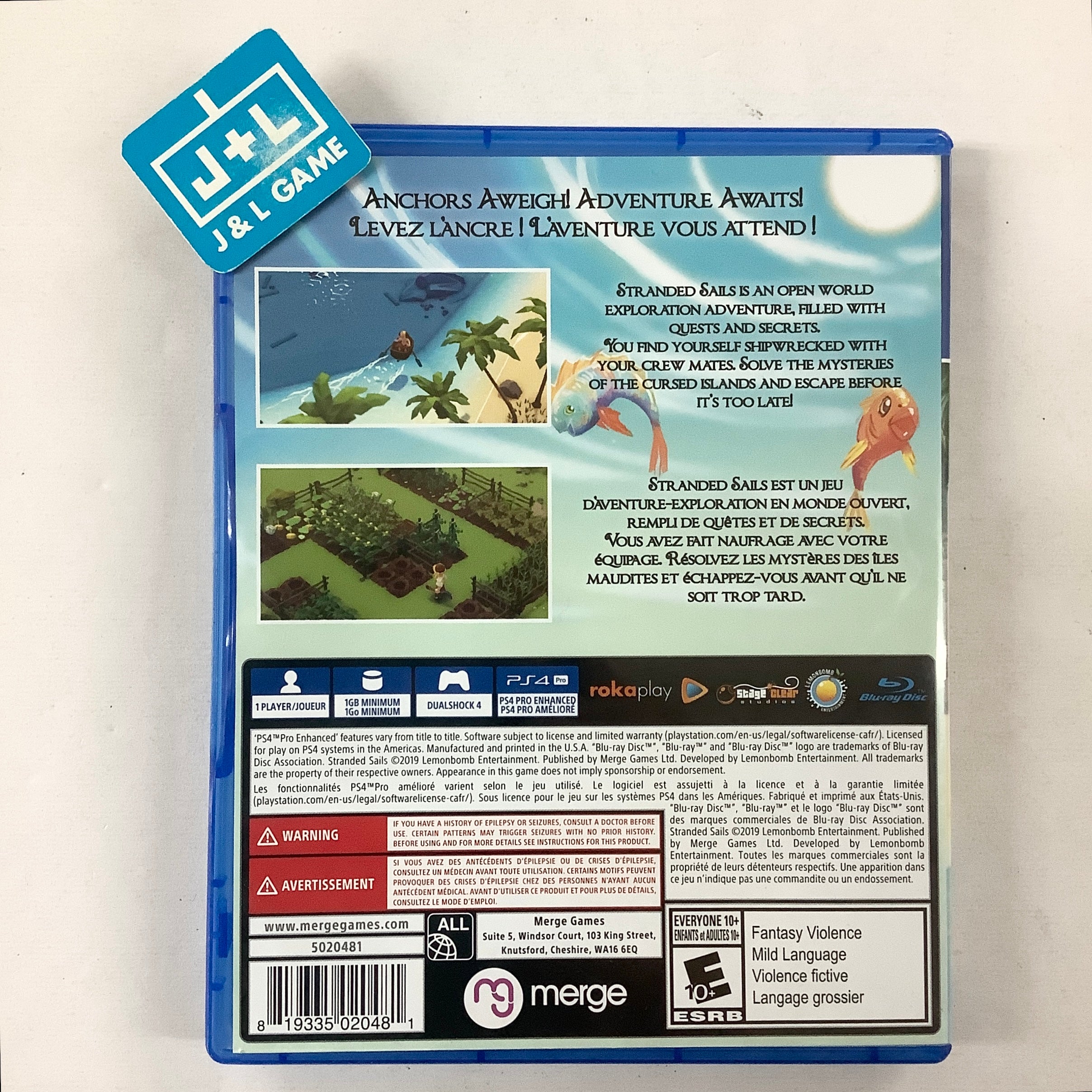 Stranded Sails: Explorers of the Cursed Islands - (PS4) PlayStation 4 [Pre-Owned] Video Games Merge Games