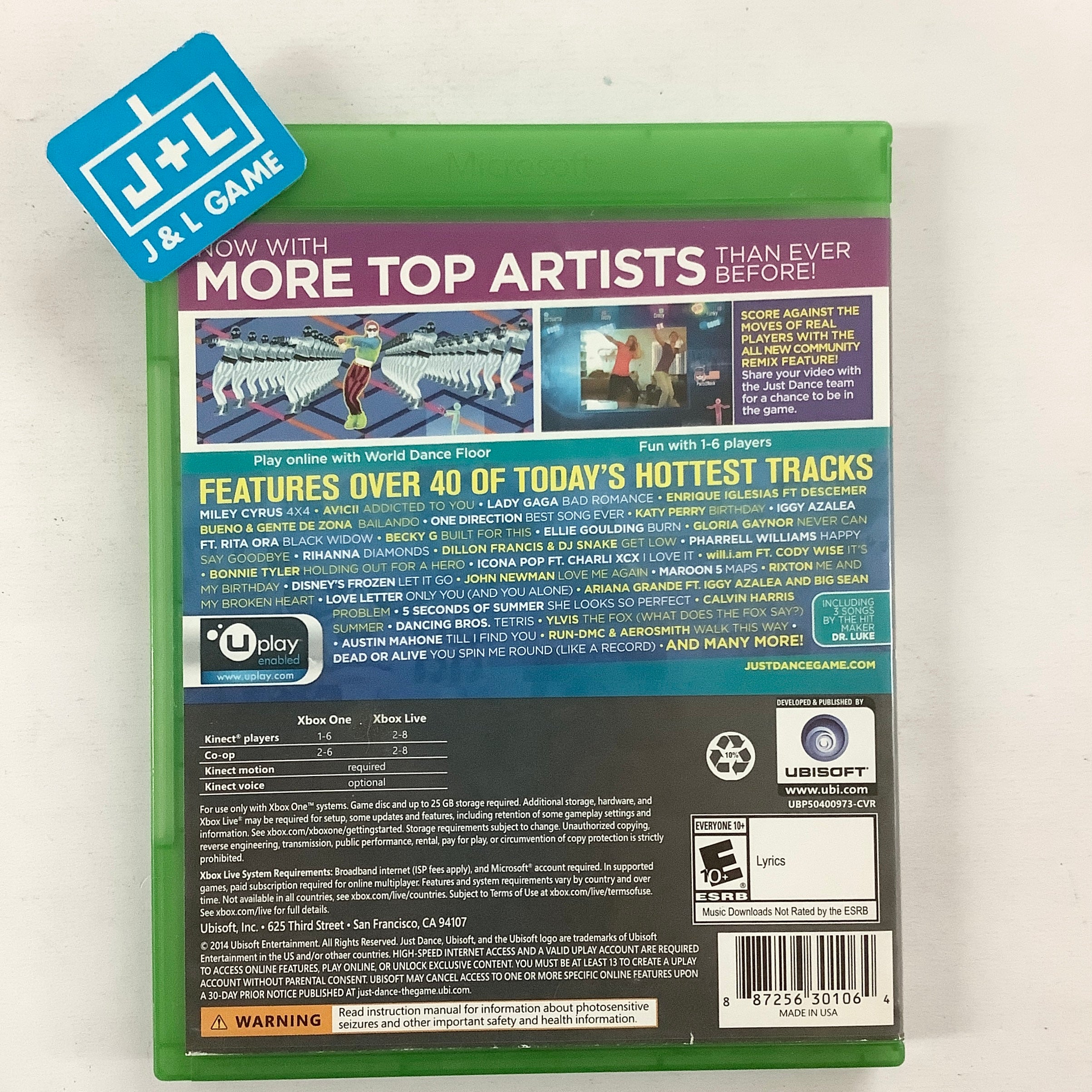 Just Dance 2015 (Kinect Required) - (XB1) Xbox One [Pre-Owned] Video Games Ubisoft   