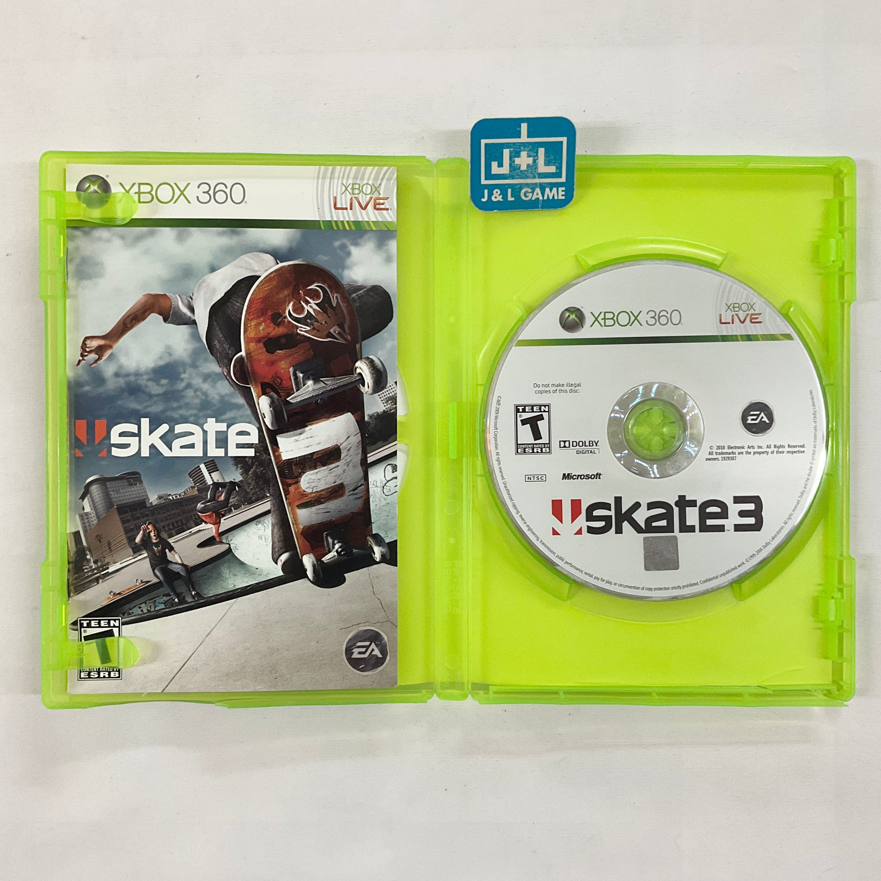 Skate 3 - Xbox 360 [Pre-Owned] Video Games EA Games   