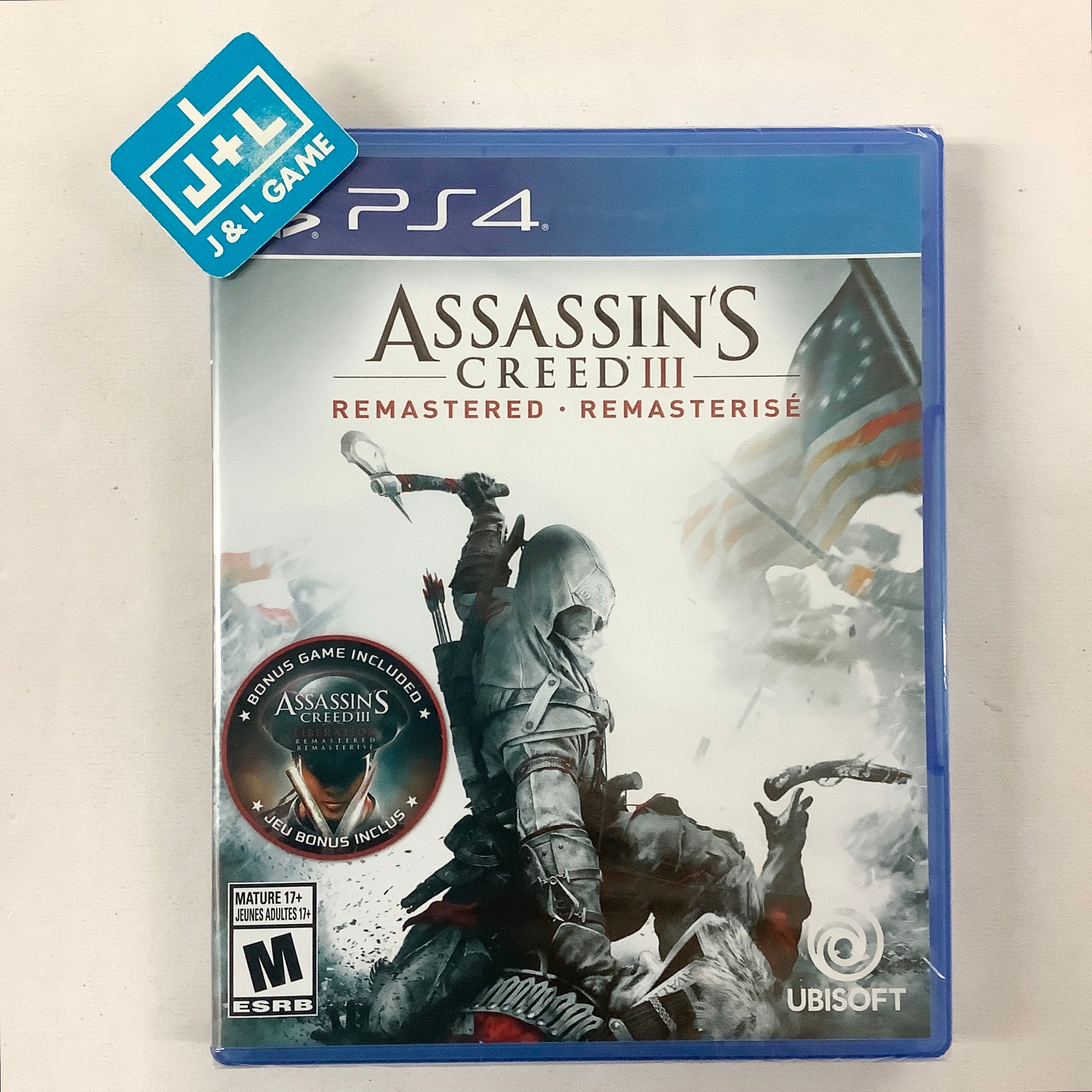 Assassin's Creed III: Remastered - (PS4) PlayStation 4 Video Games Ubisoft