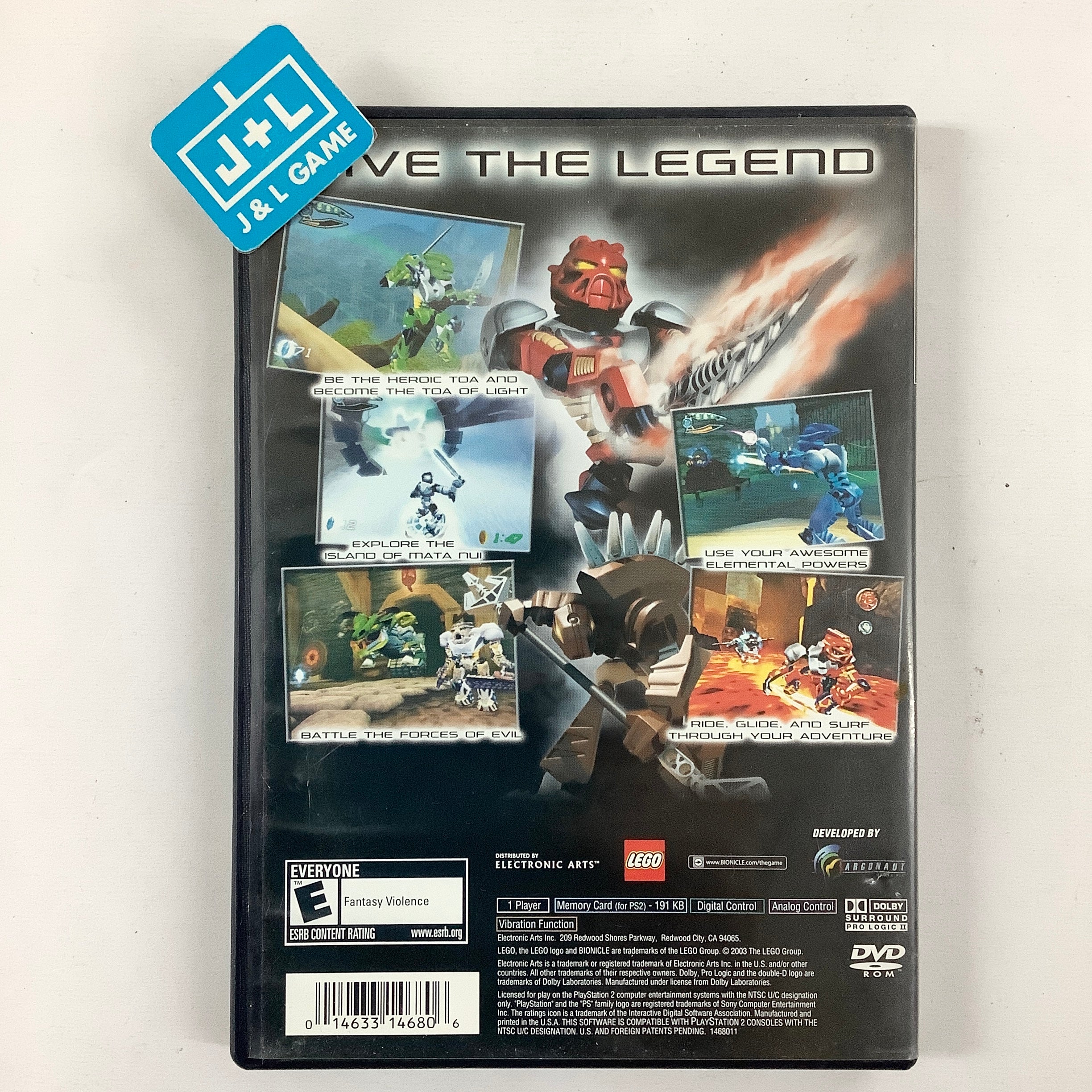 Bionicle - (PS2) PlayStation 2 [Pre-Owned] Video Games Electronic Arts   