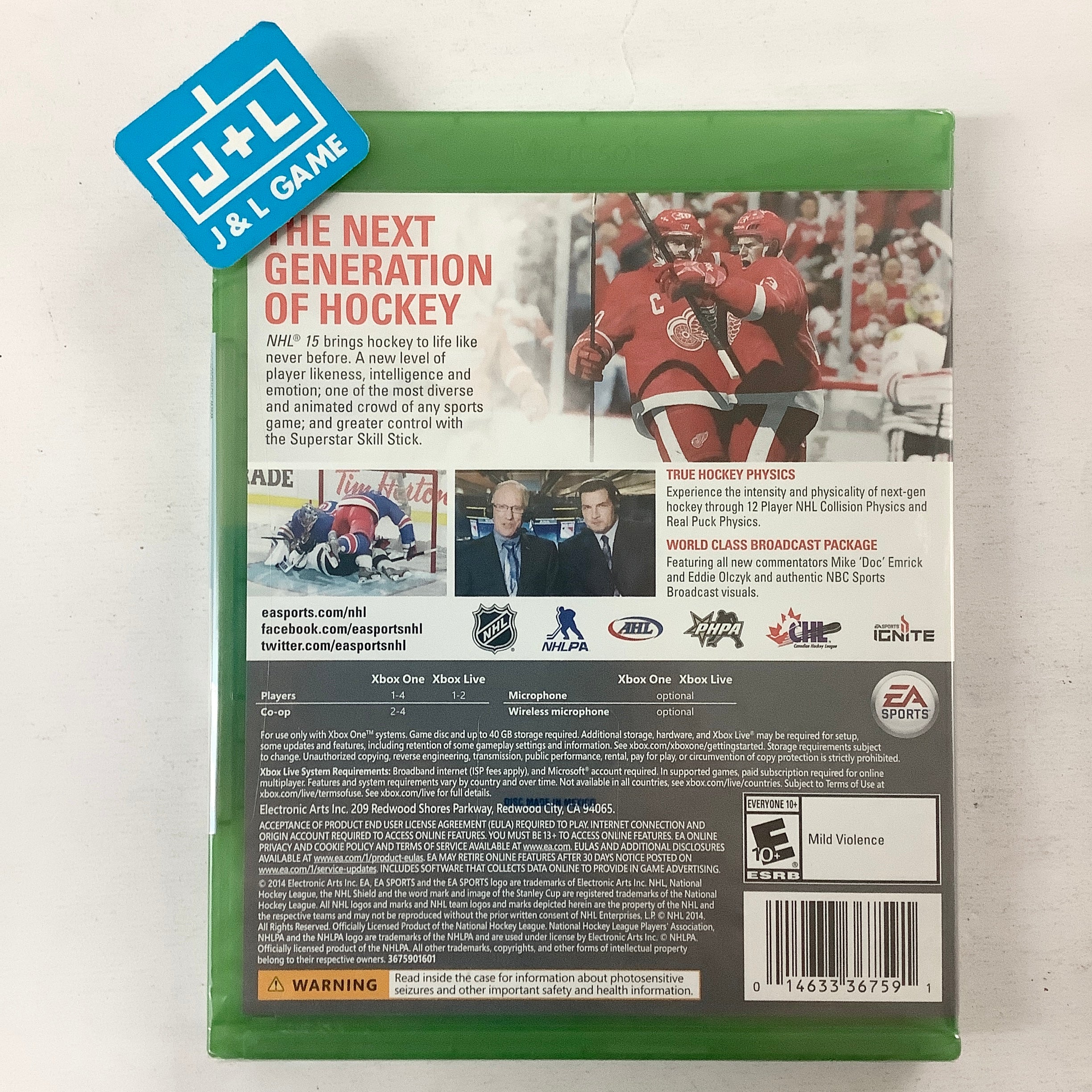 NHL 15 - (XB1) Xbox One Video Games Electronic Arts   