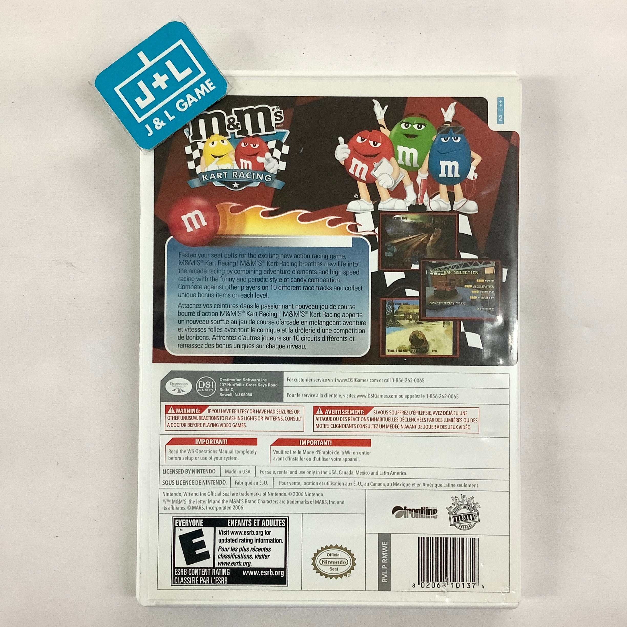 M&Ms Kart Racing - Nintendo Wii [Pre-Owned] Video Games Zoo Games   