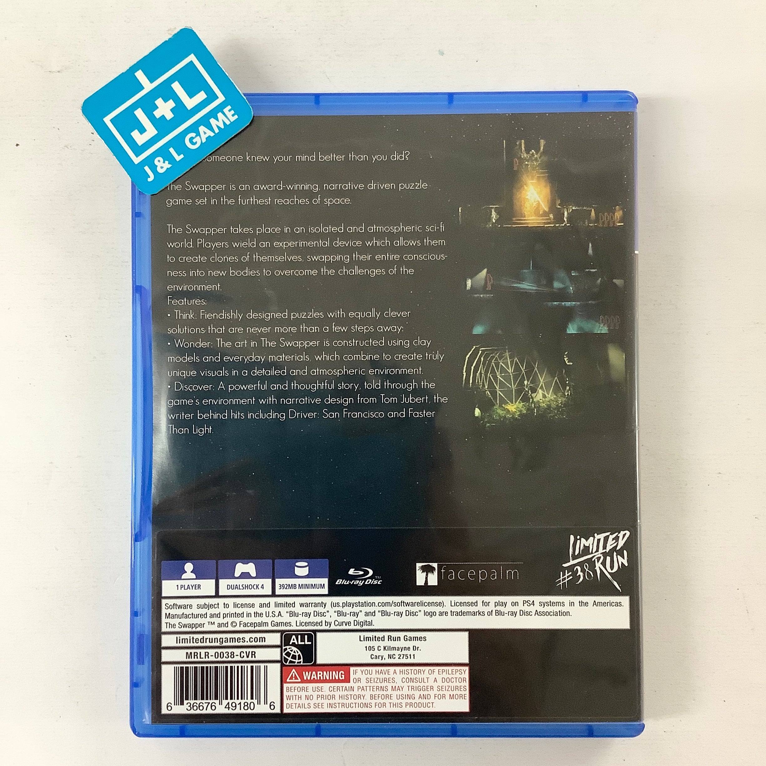 The Swapper (Limited Run #38) - (PS4) PlayStation 4 [Pre-Owned] Video Games Limited Run Games   