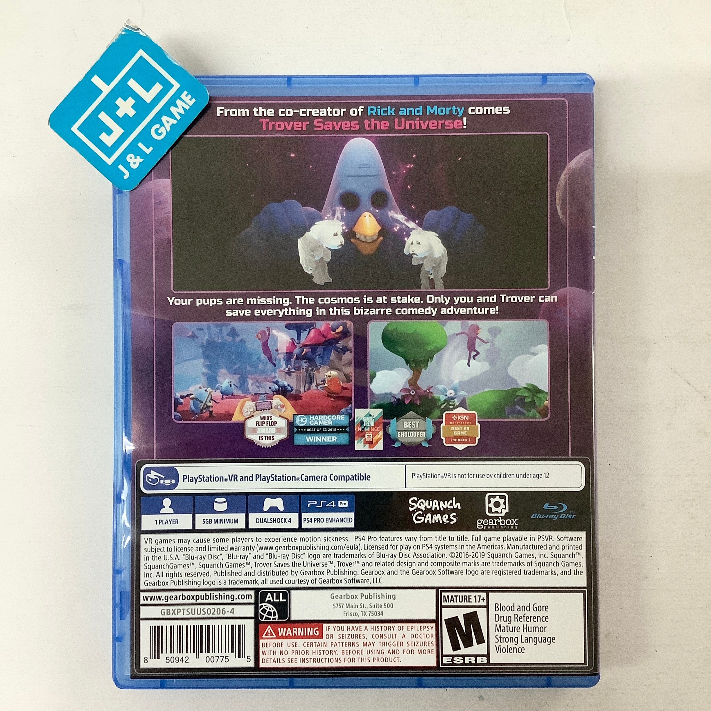 Trover Saves the Universe - (PS4) PlayStation 4 [Pre-Owned] Video Games Gearbox Publishing