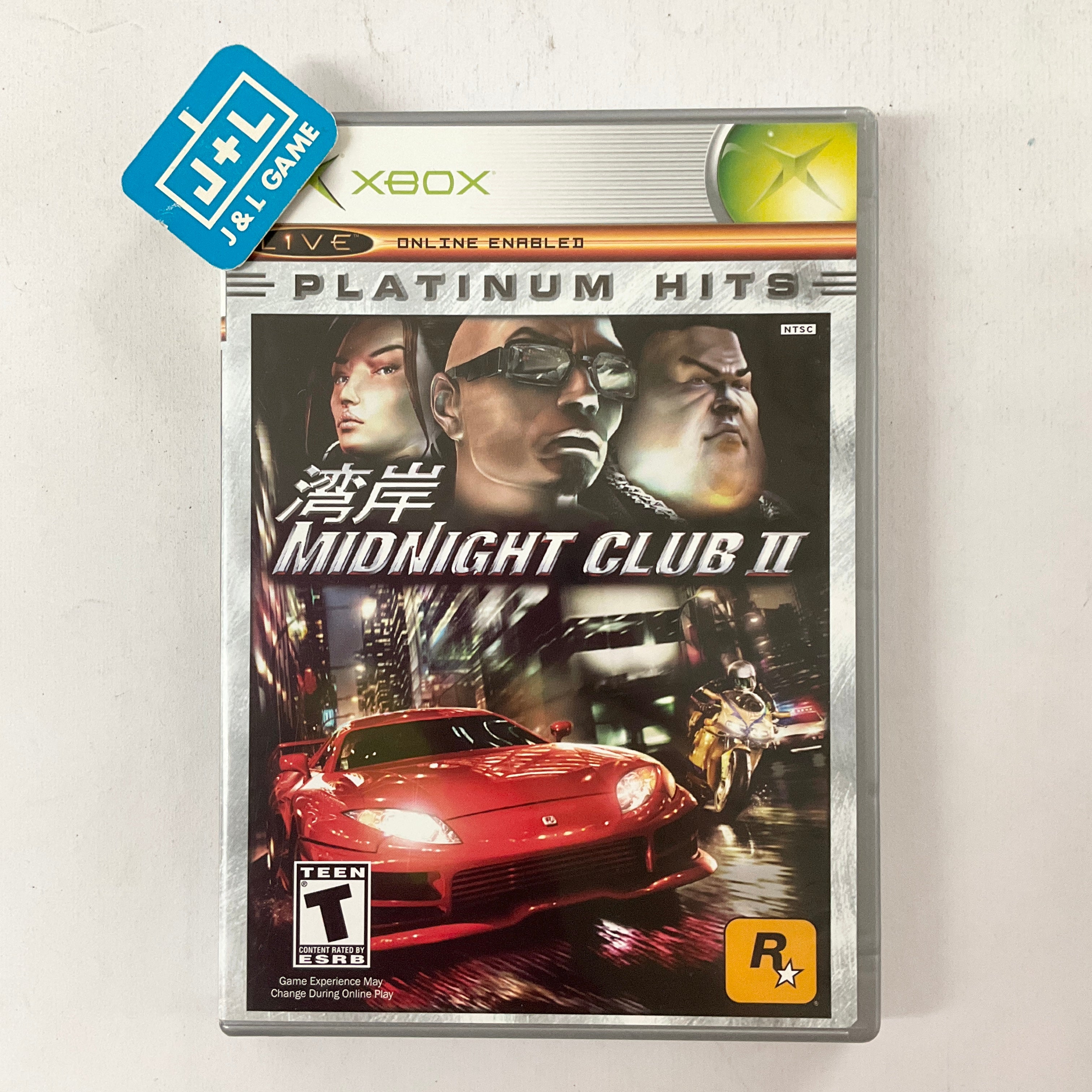 Midnight Club II (Platinum Hits) - (XB) Xbox [Pre-Owned] Video Games Rockstar Games   