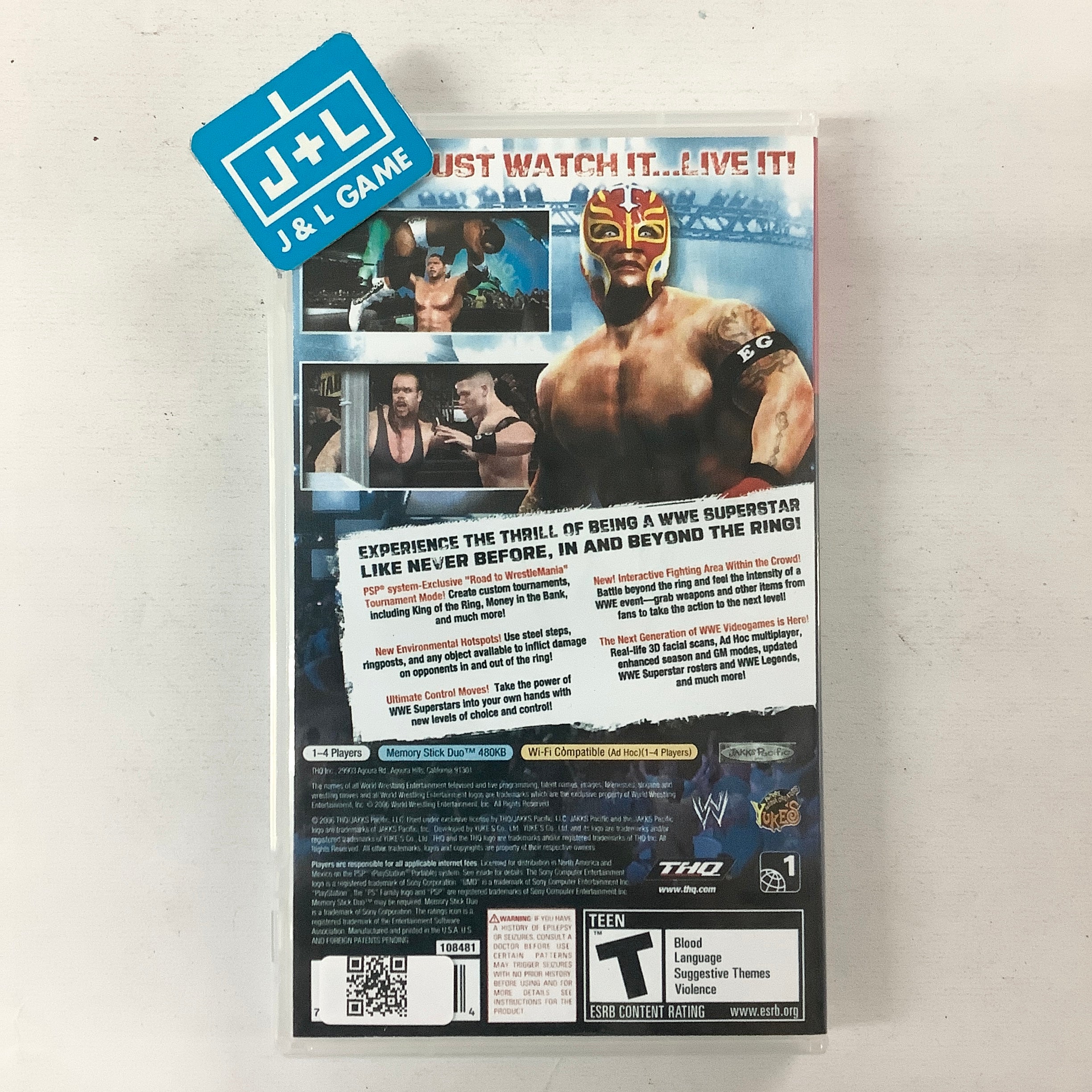 WWE SmackDown vs. Raw 2007 (Greatest Hits) - SONY PSP [Pre-Owned] Video Games THQ   