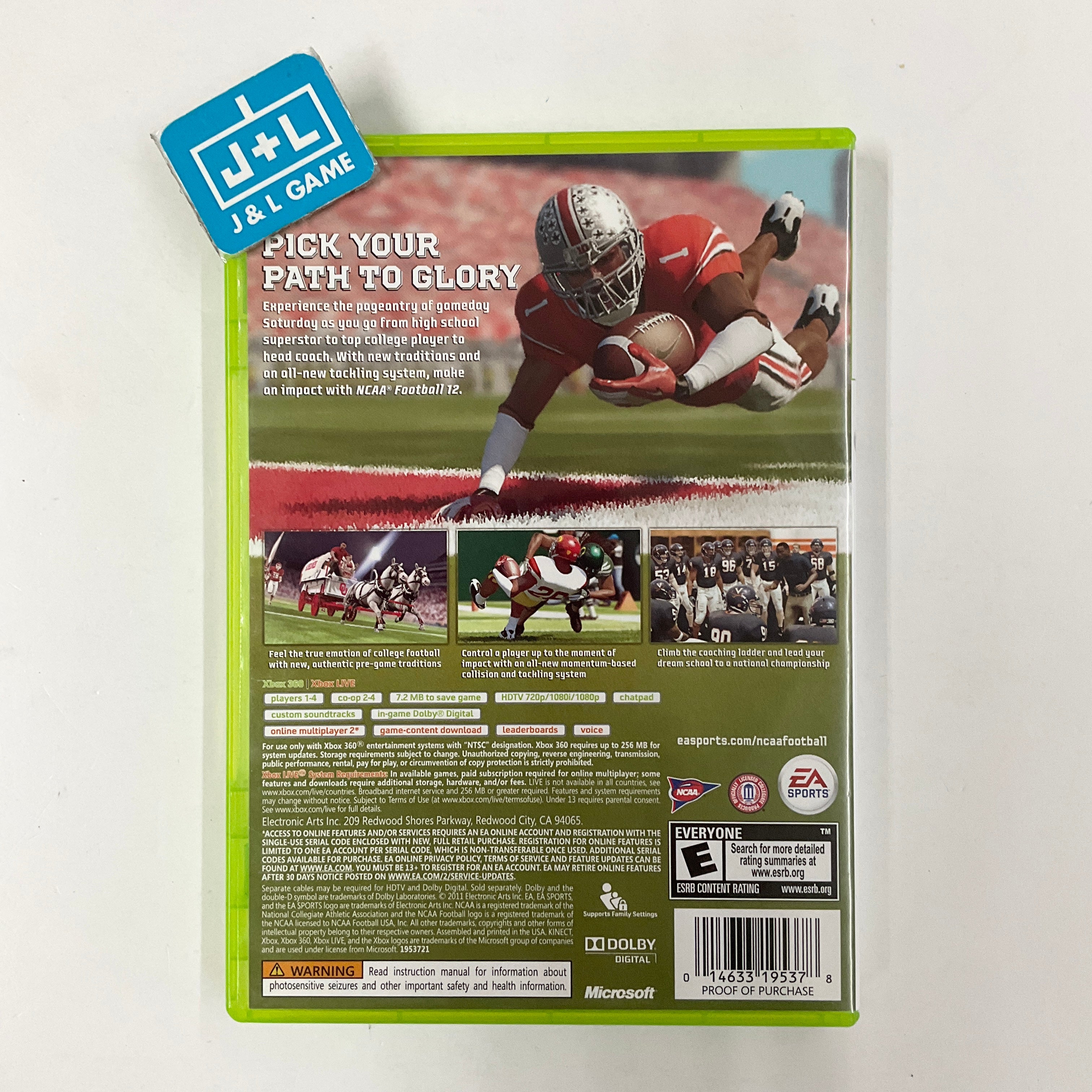 NCAA Football 12 - Xbox 360 [Pre-Owned] Video Games EA Sports