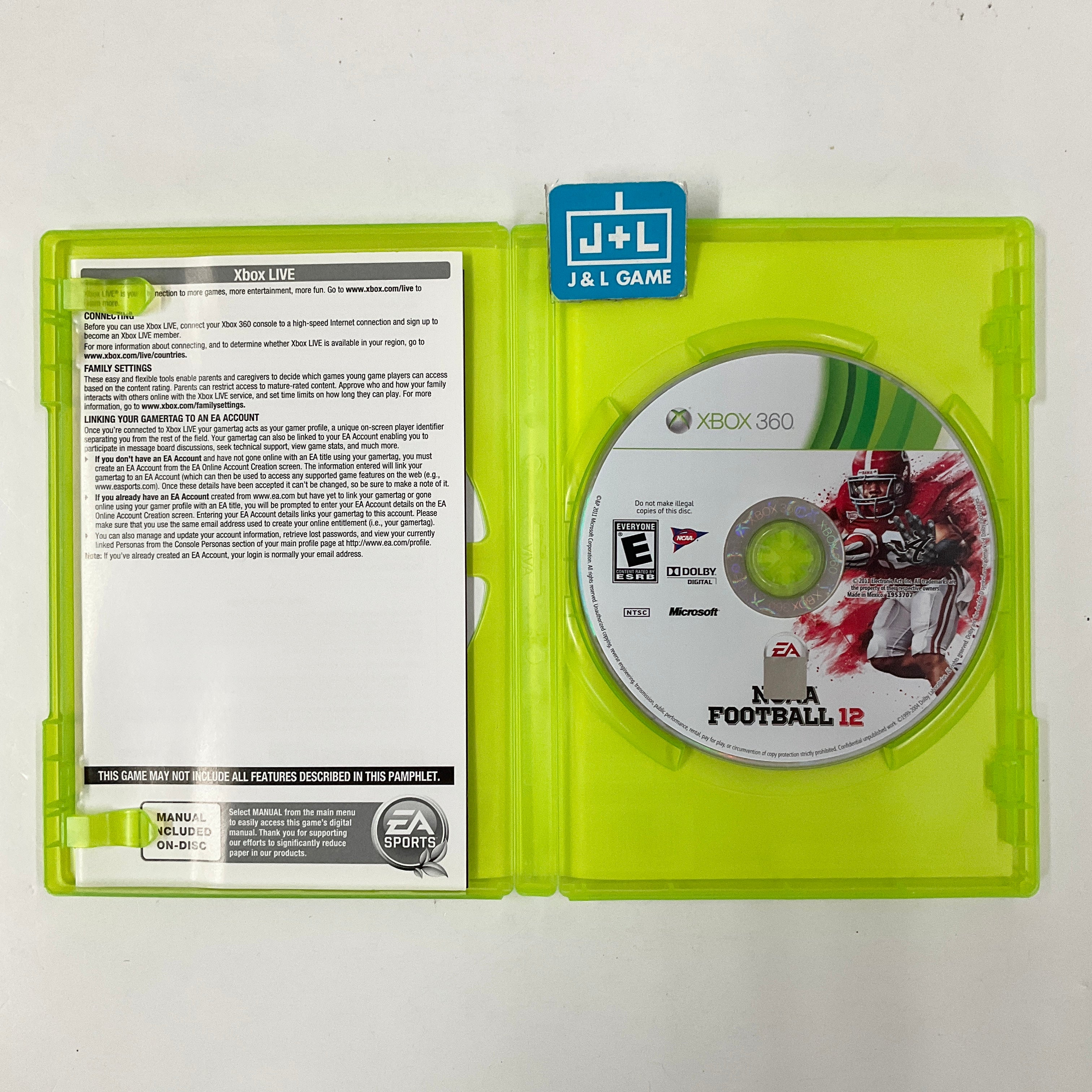 NCAA Football 12 - Xbox 360 [Pre-Owned] Video Games EA Sports