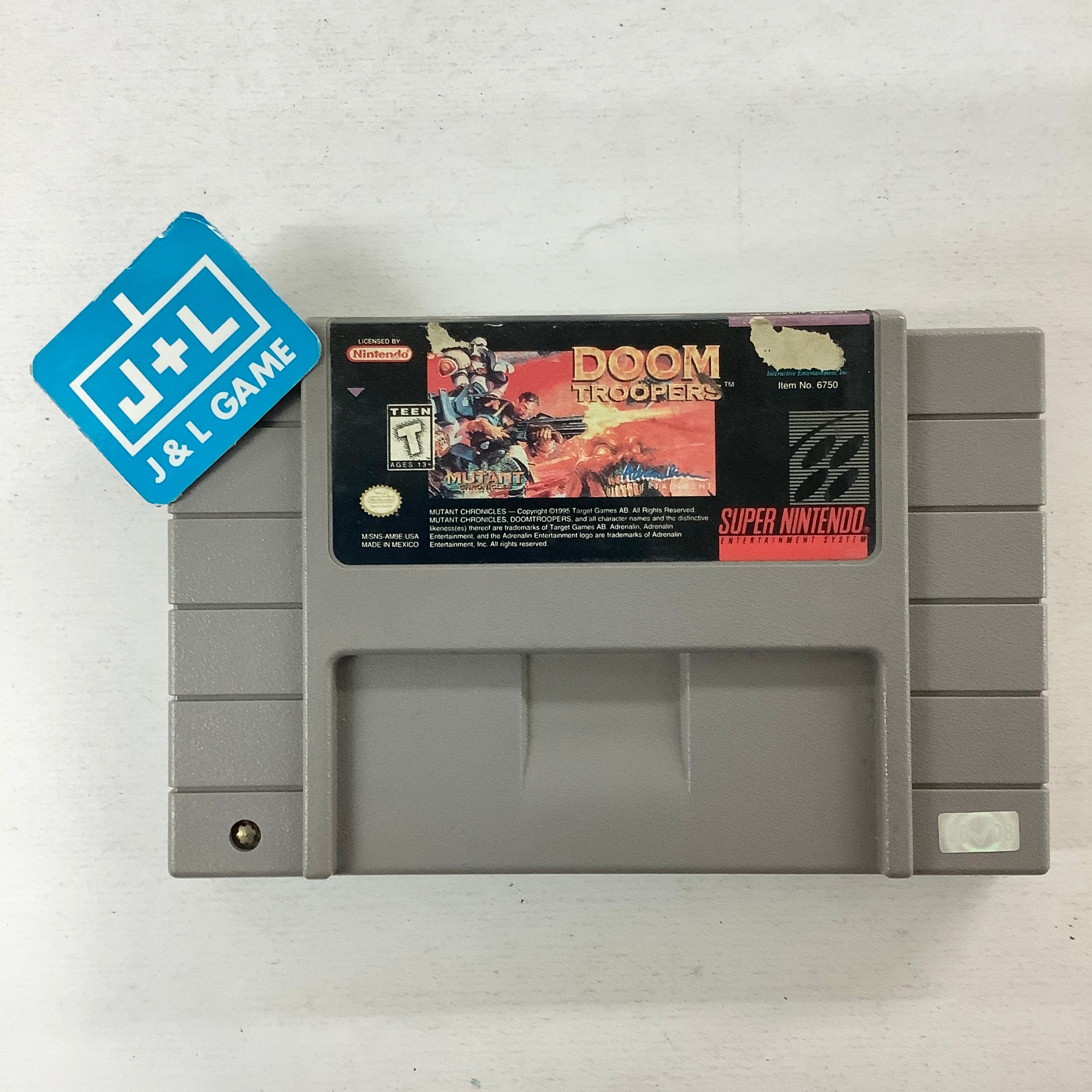 Doom Troopers - (SNES) Super Nintendo [Pre-Owned] Video Games Playmates   