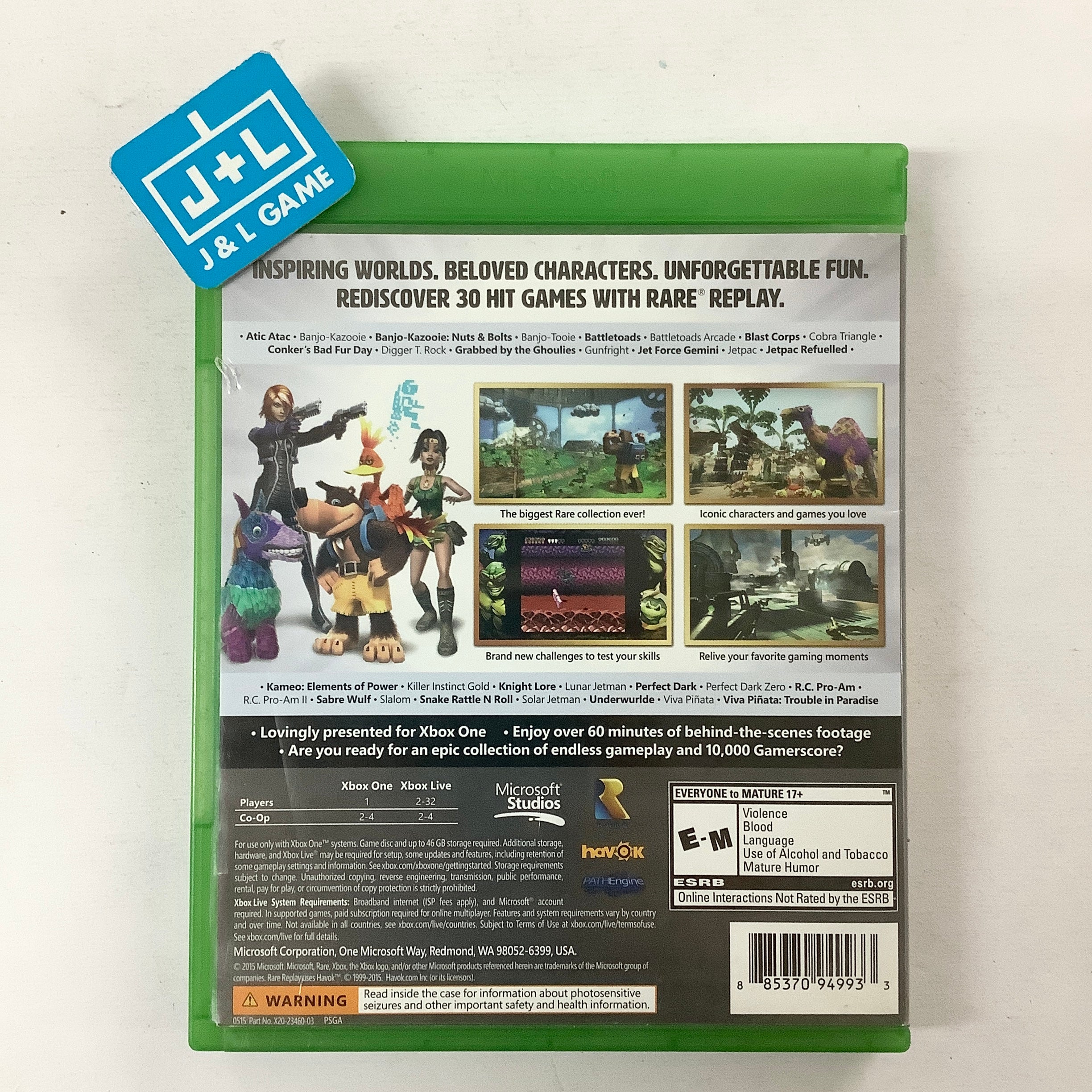 Rare Replay - (XB1) Xbox One [Pre-Owned] Video Games Microsoft Game Studios   