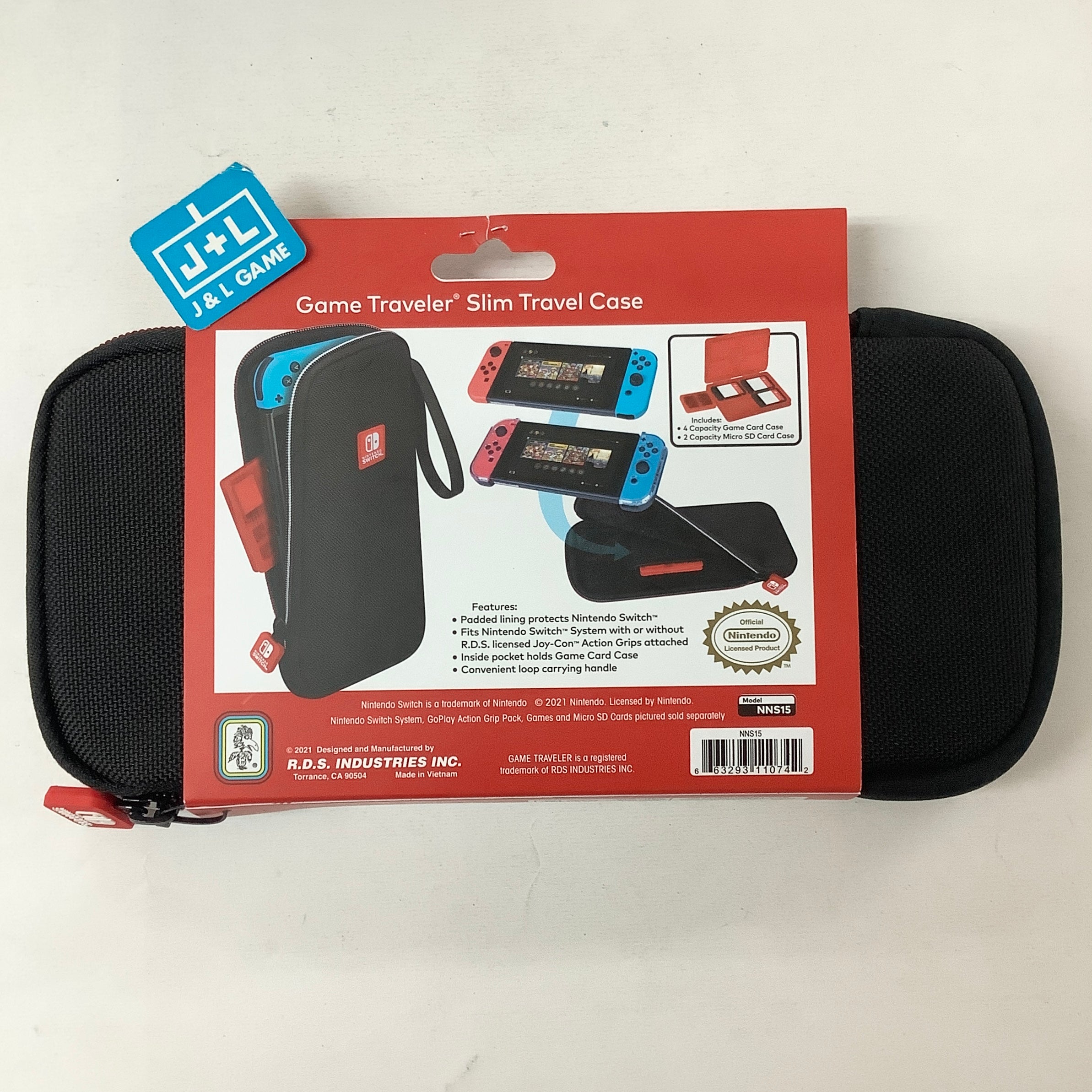 RDS Industries Game Traveler Slim Travel Case - (NSW) Nintendo Switch ACCESSORIES Nintendo   