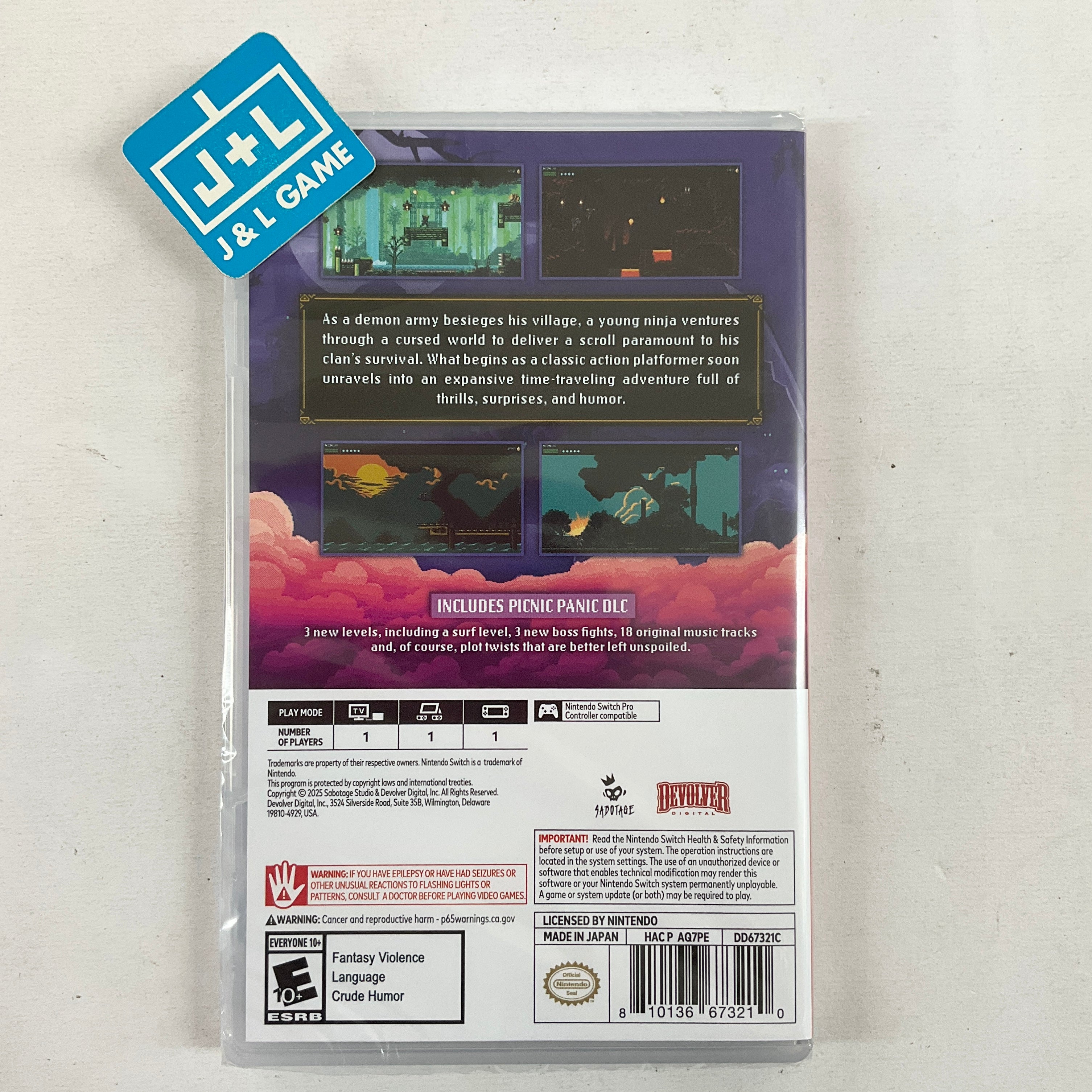 The Messenger - (NSW) Nintendo Switch Video Games Devolver Digital