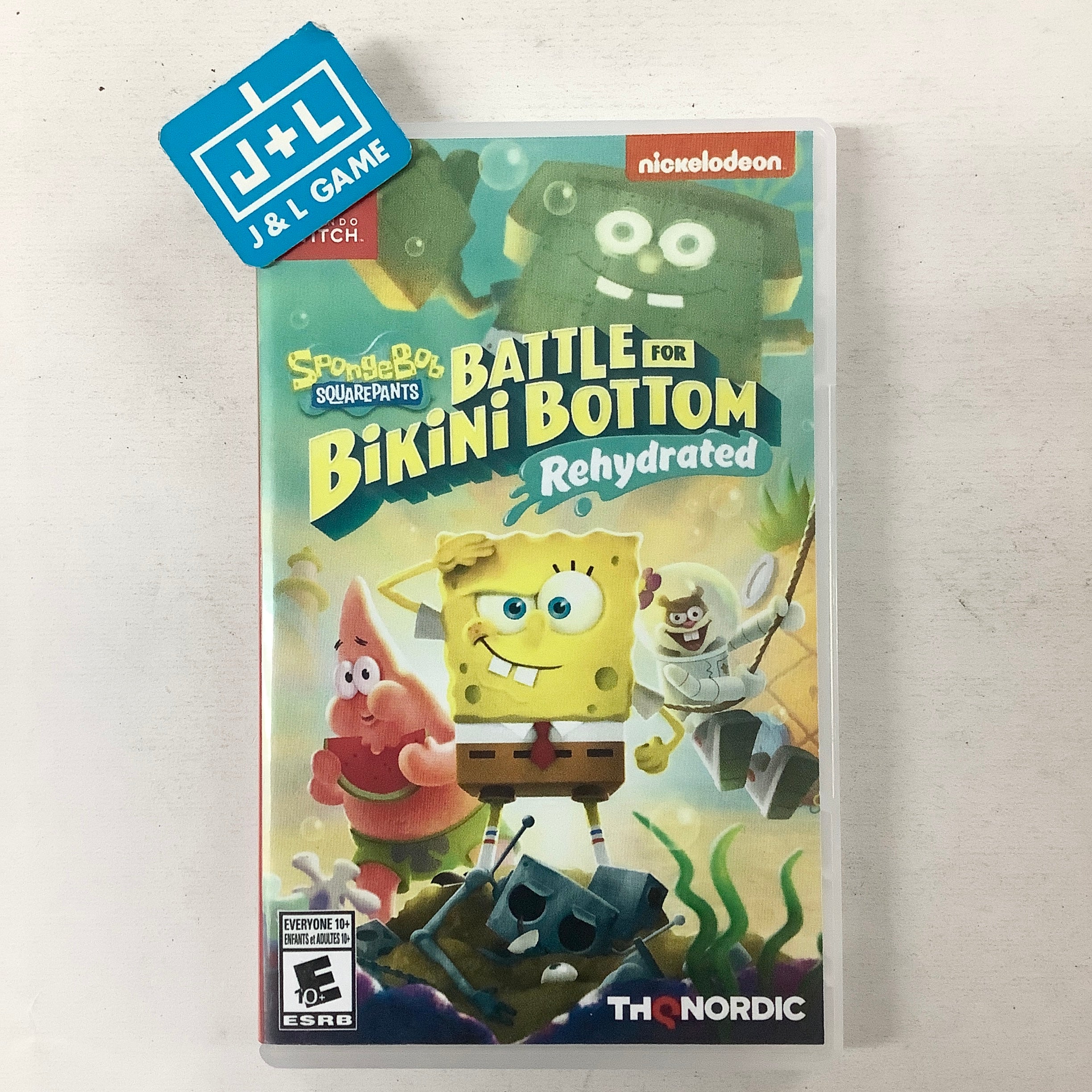 Spongebob Squarepants: Battle for Bikini Bottom - Rehydrated - (NSW) Nintendo Switch [Pre-Owned] Video Games THQ Nordic