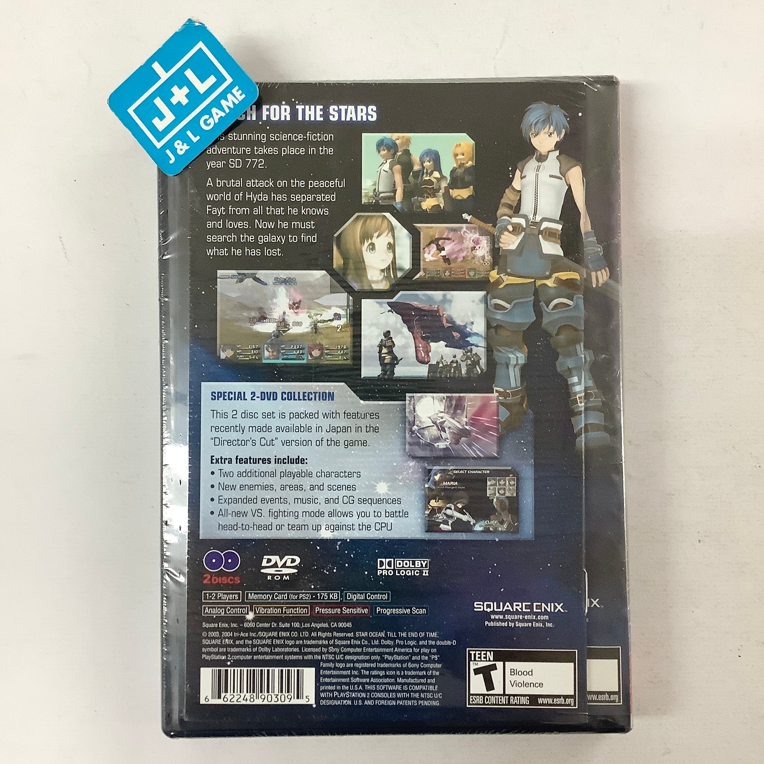 Star Ocean Till the End of Time (Greatest Hits) - (PS2) PlayStation 2 Video Games Square Enix   