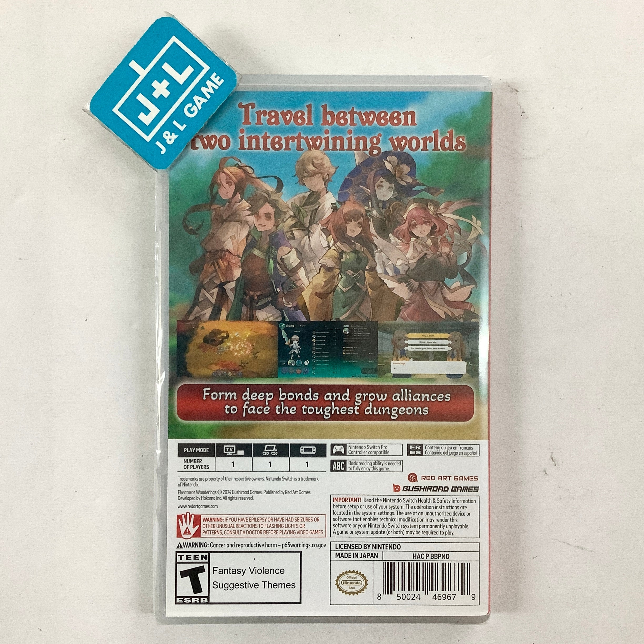 Elrentaros Wanderings - (NSW) Nintendo Switch Video Games Red Art Games