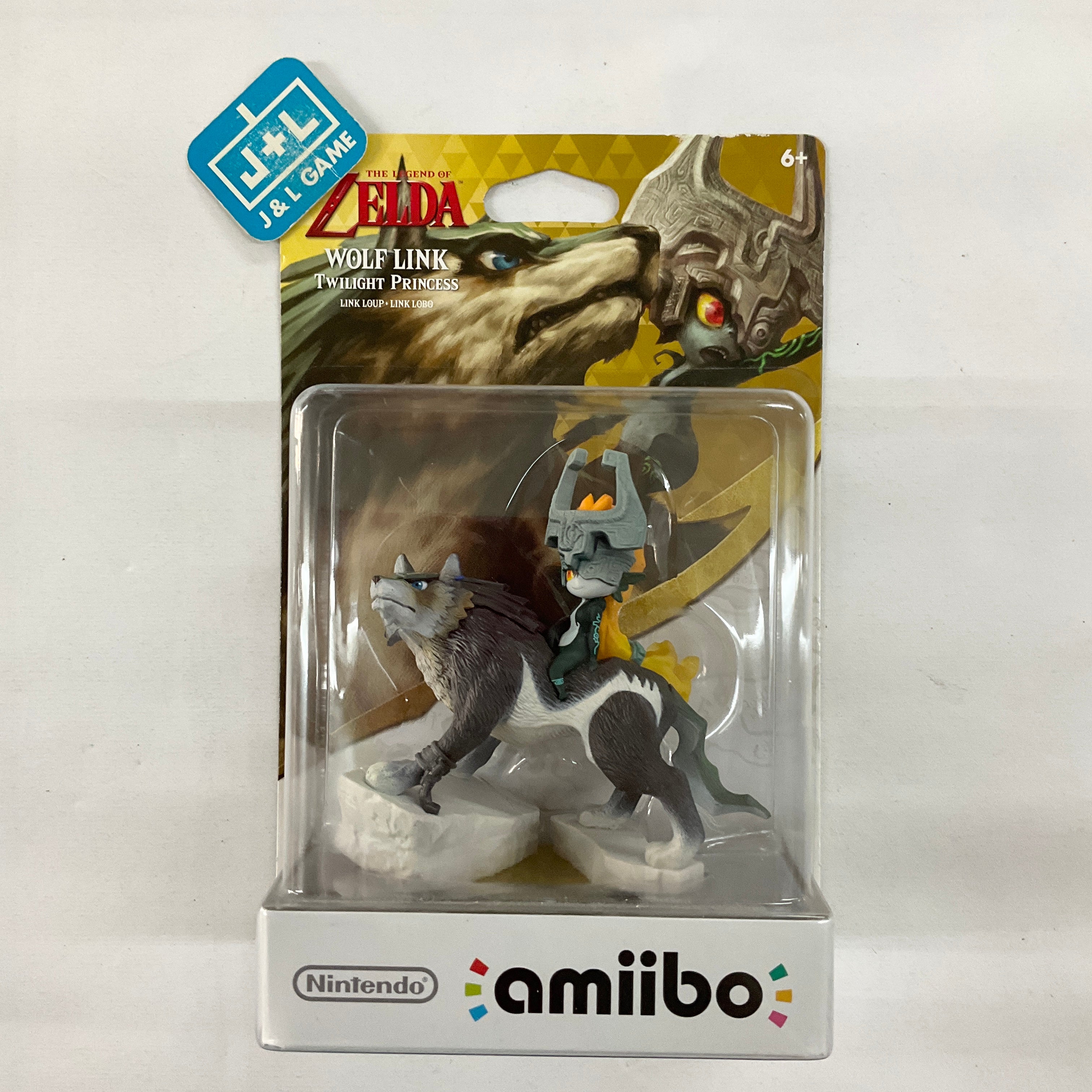 Wolf Link (The Legend of Zelda: Twilight Princess) - Nintendo WiiU Amiibo Amiibo Nintendo   