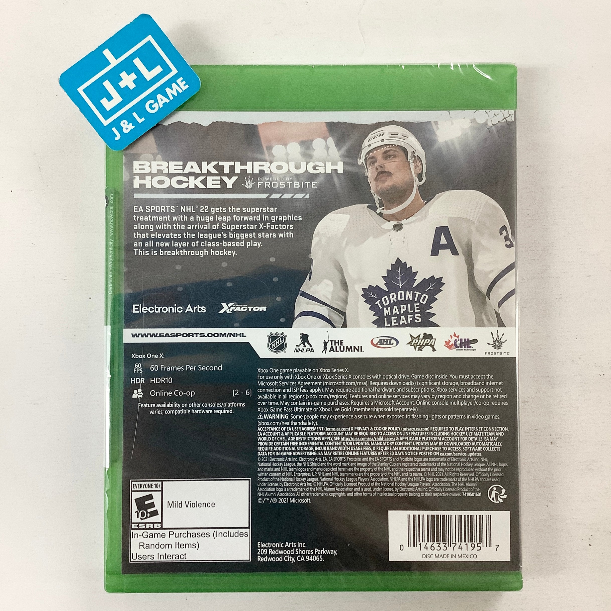 NHL 22 - (XSX) Xbox Series X Video Games Electronic Arts   