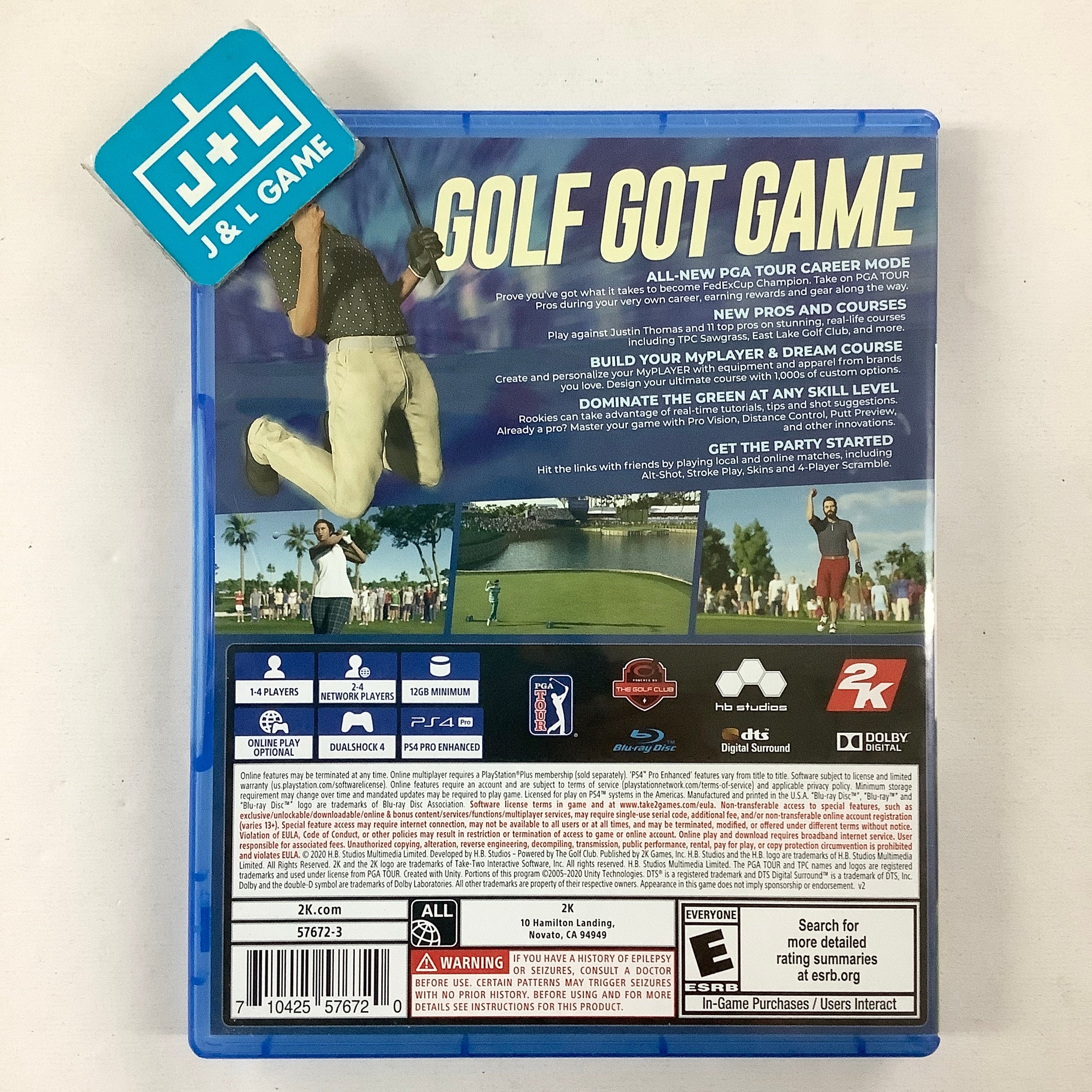 PGA Tour 2K21 - (PS4) PlayStation 4 [Pre-Owned] Video Games 2K Games