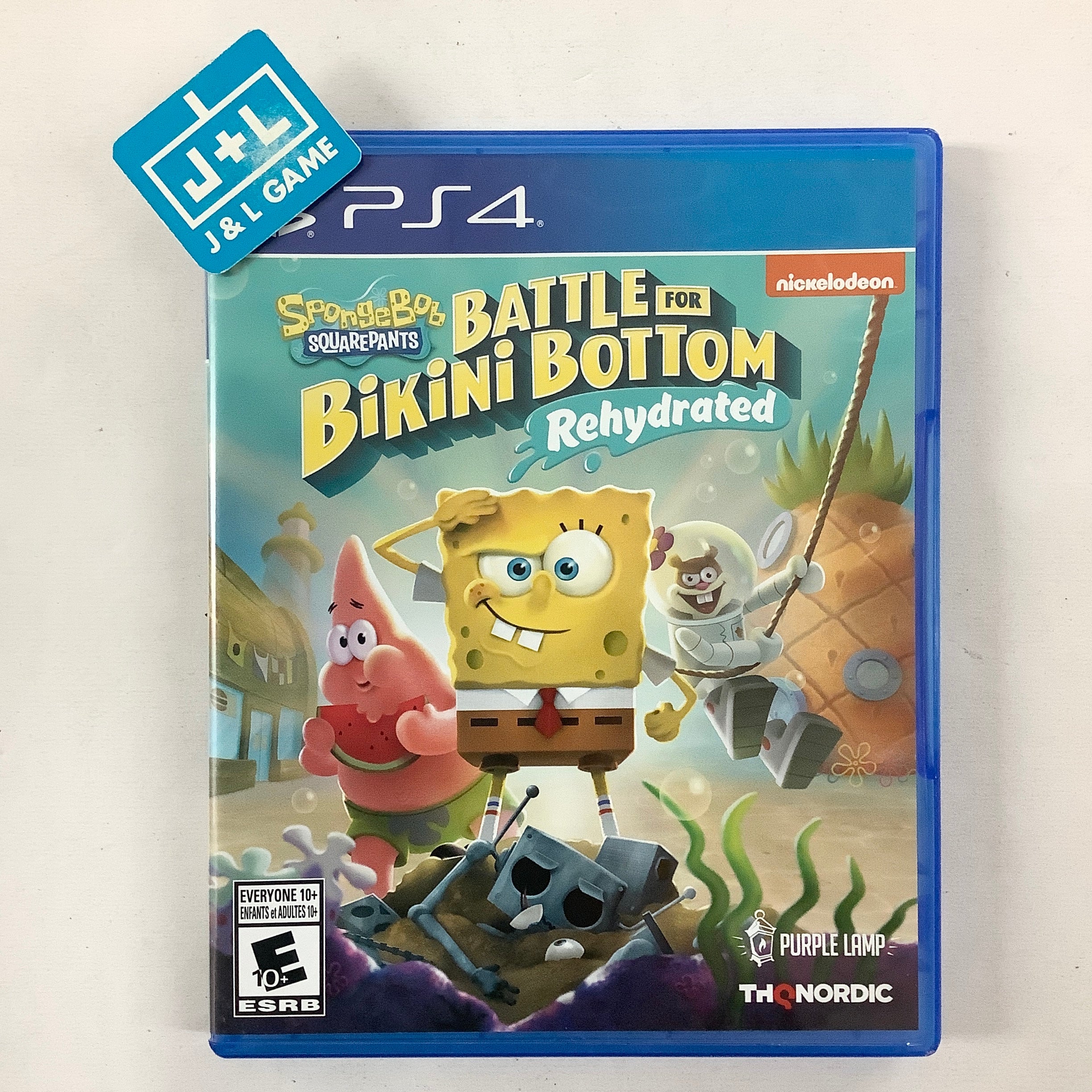 Spongebob Squarepants: Battle for Bikini Bottom - Rehydrated - (PS4) PlayStation 4 [Pre-Owned] Video Games THQ Nordic