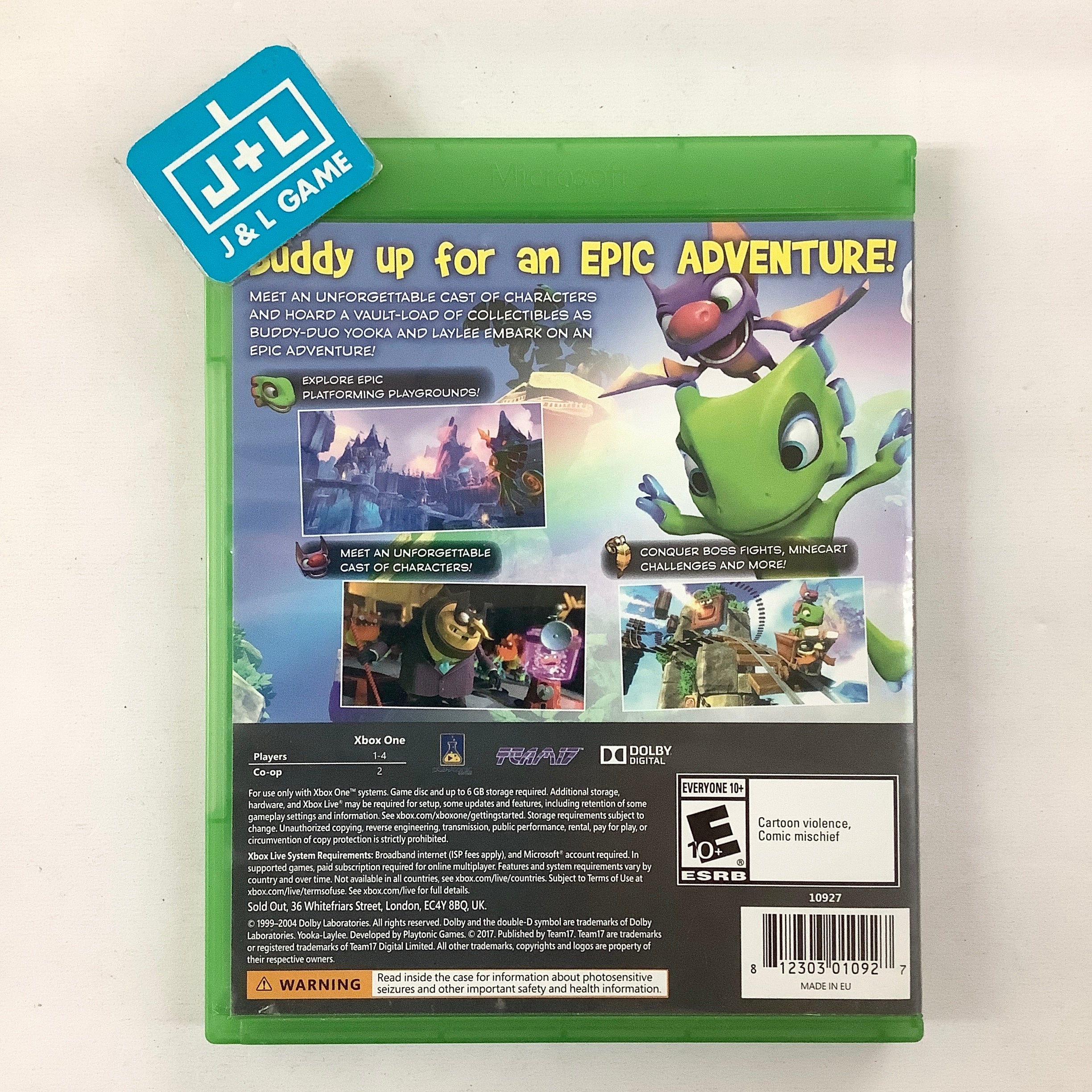 Yooka-Laylee - (XB1) Xbox One [Pre-Owned] Video Games Team17   