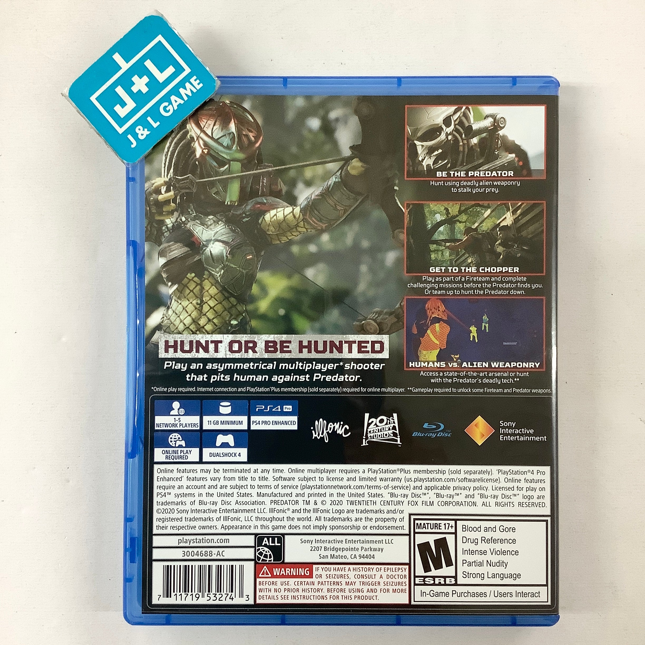 Predator: Hunting Grounds - (PS4) PlayStation 4 [Pre-Owned] Video Games Sony Interactive Entertainment