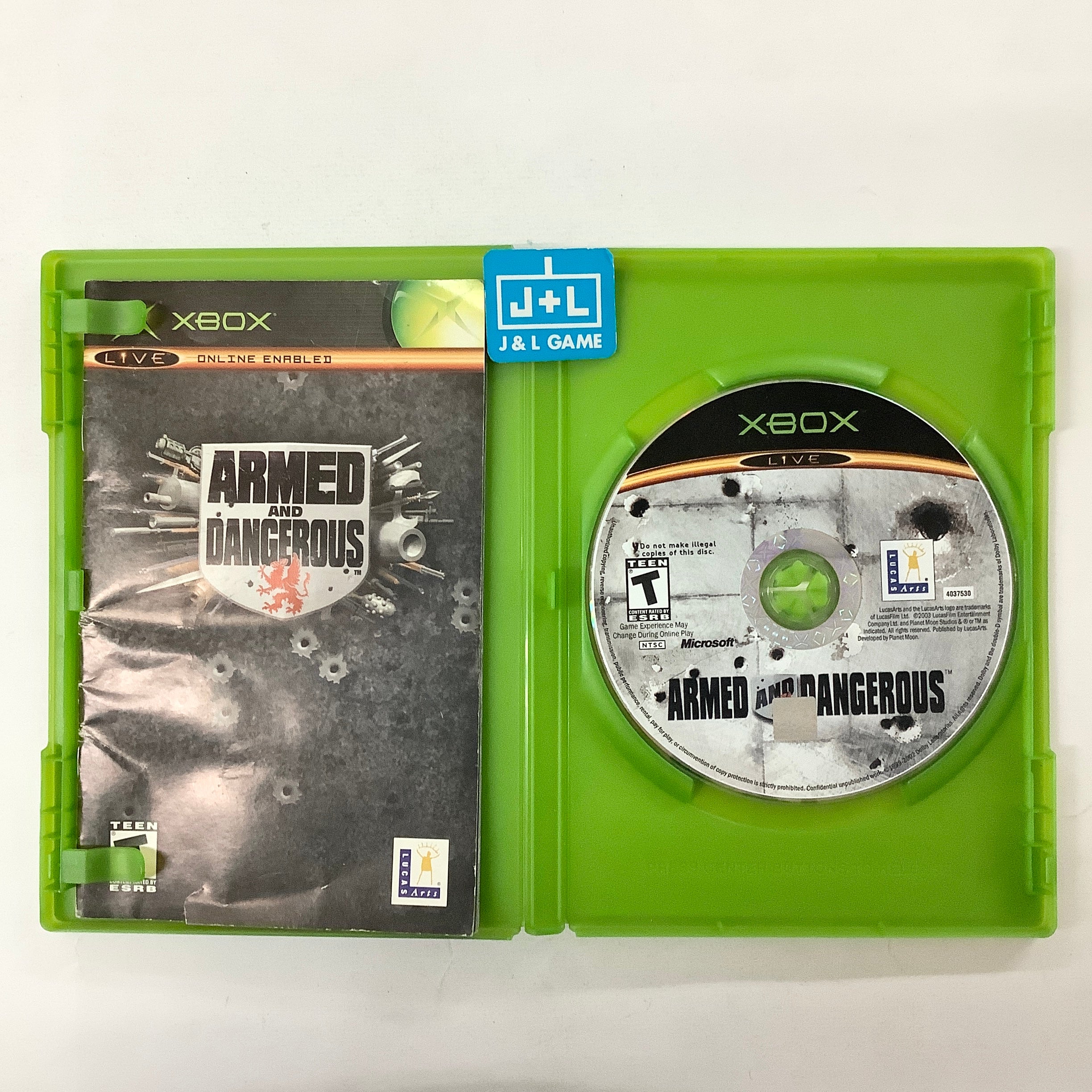 Armed and Dangerous - (XB) Xbox [Pre-Owned] Video Games LucasArts   