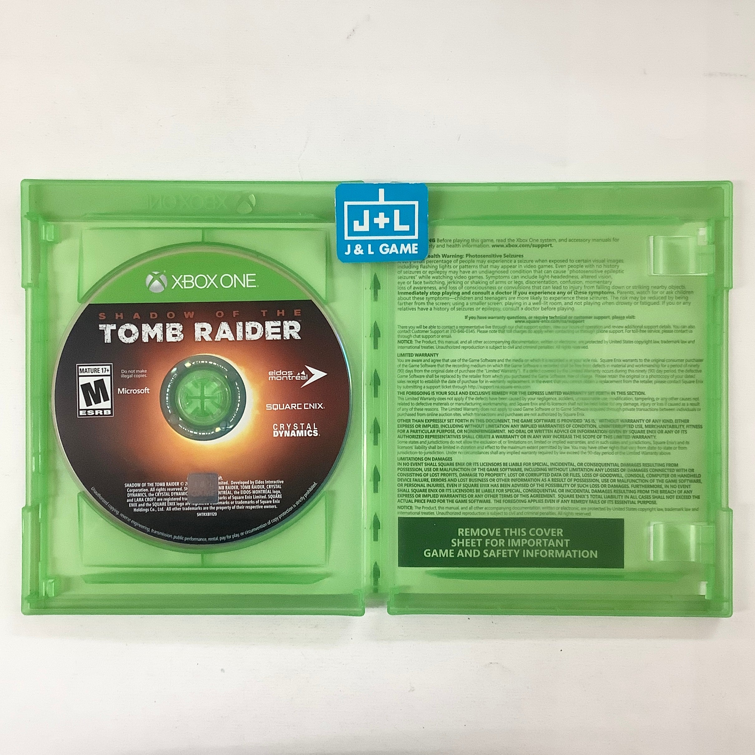 Shadow of the Tomb Raider - (XB1) Xbox One [Pre-Owned] Video Games Square Enix   