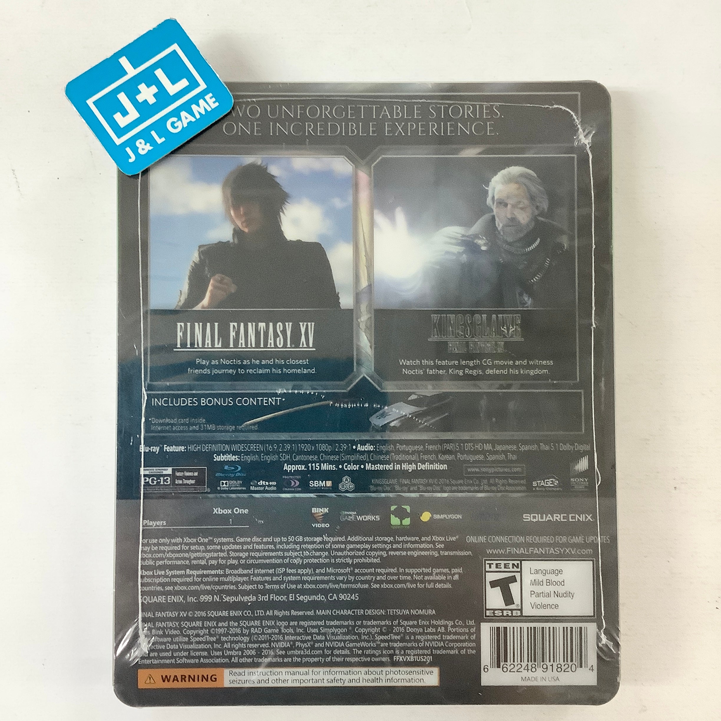 Final Fantasy XV (Deluxe Edition) - (XB1) Xbox One Video Games Square Enix   