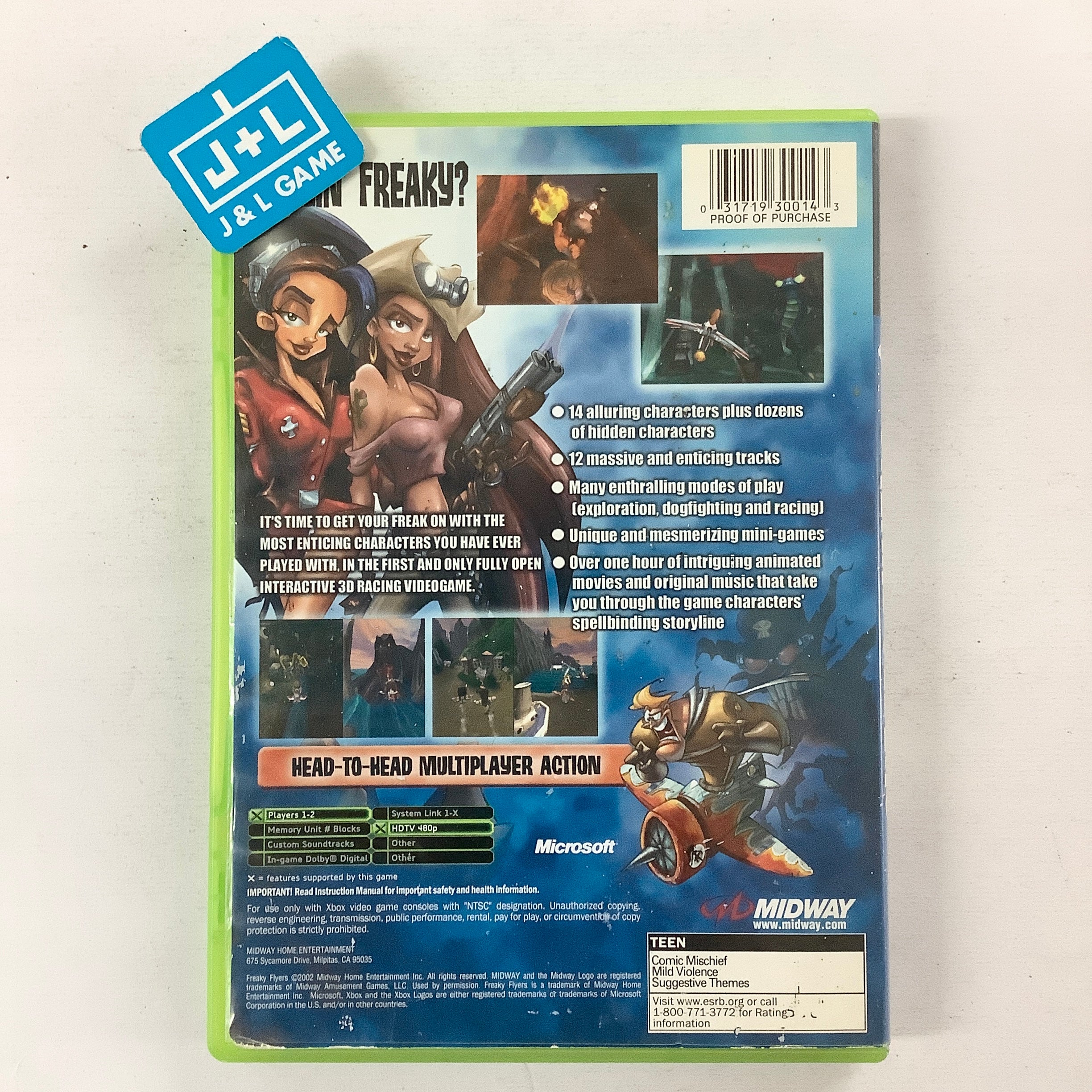 Freaky Flyers - (XB) Xbox [Pre-Owned] Video Games Midway   