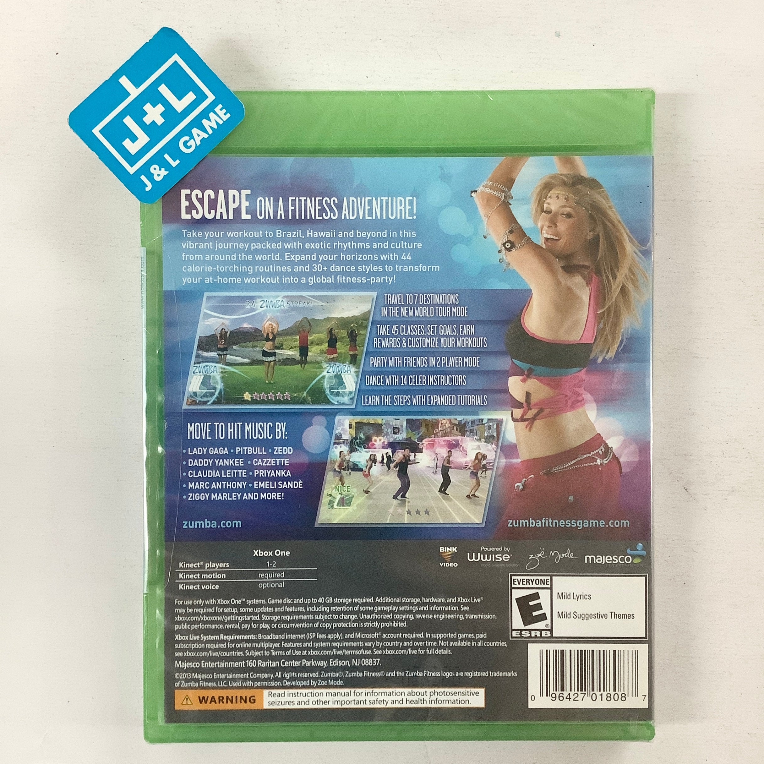 Zumba Fitness World Party (Kinect Required) - (XB1) Xbox One Video Games Majesco   