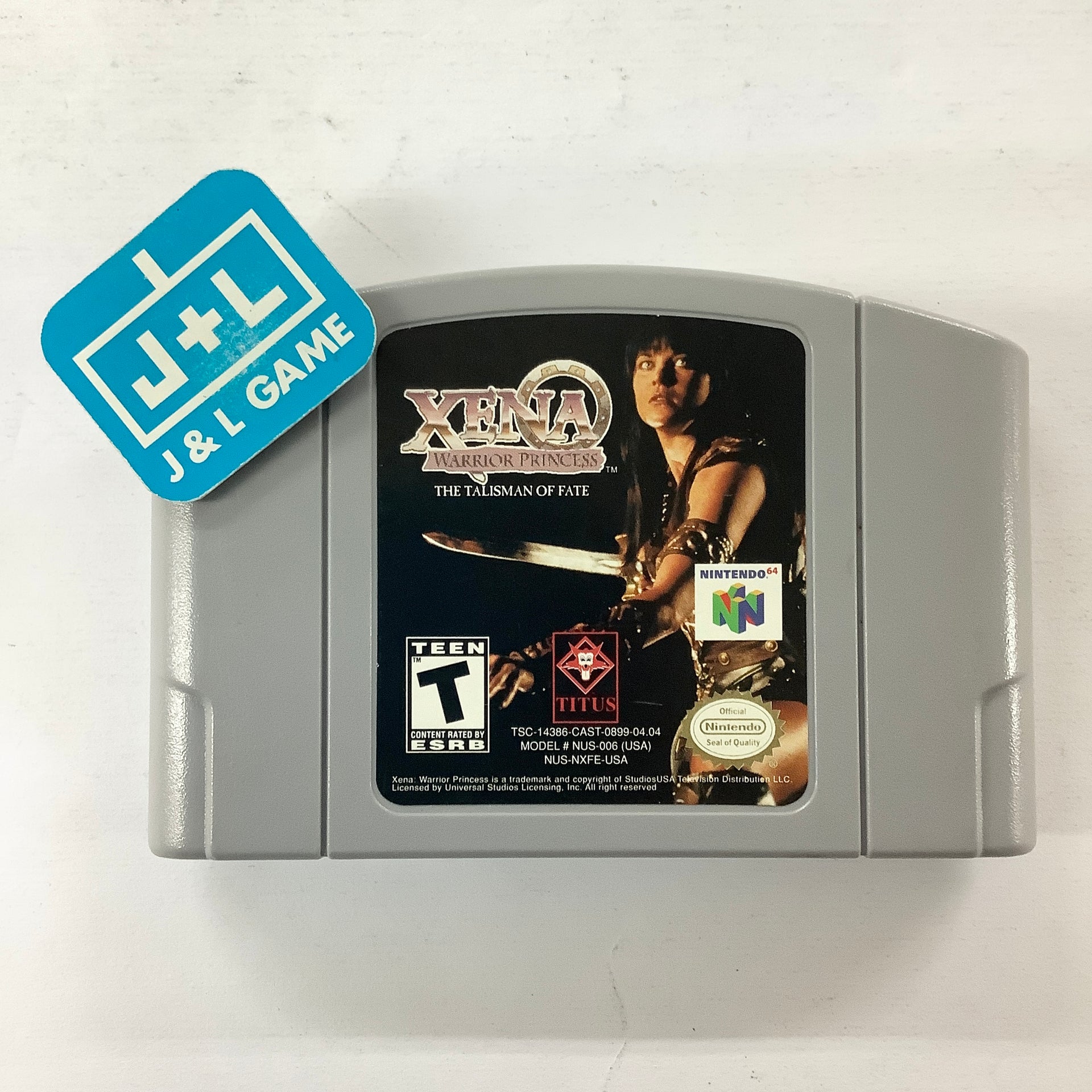 Xena: Warrior Princess - The Talisman of Fate - (N64) Nintendo 64 [Pre |  J&L Game