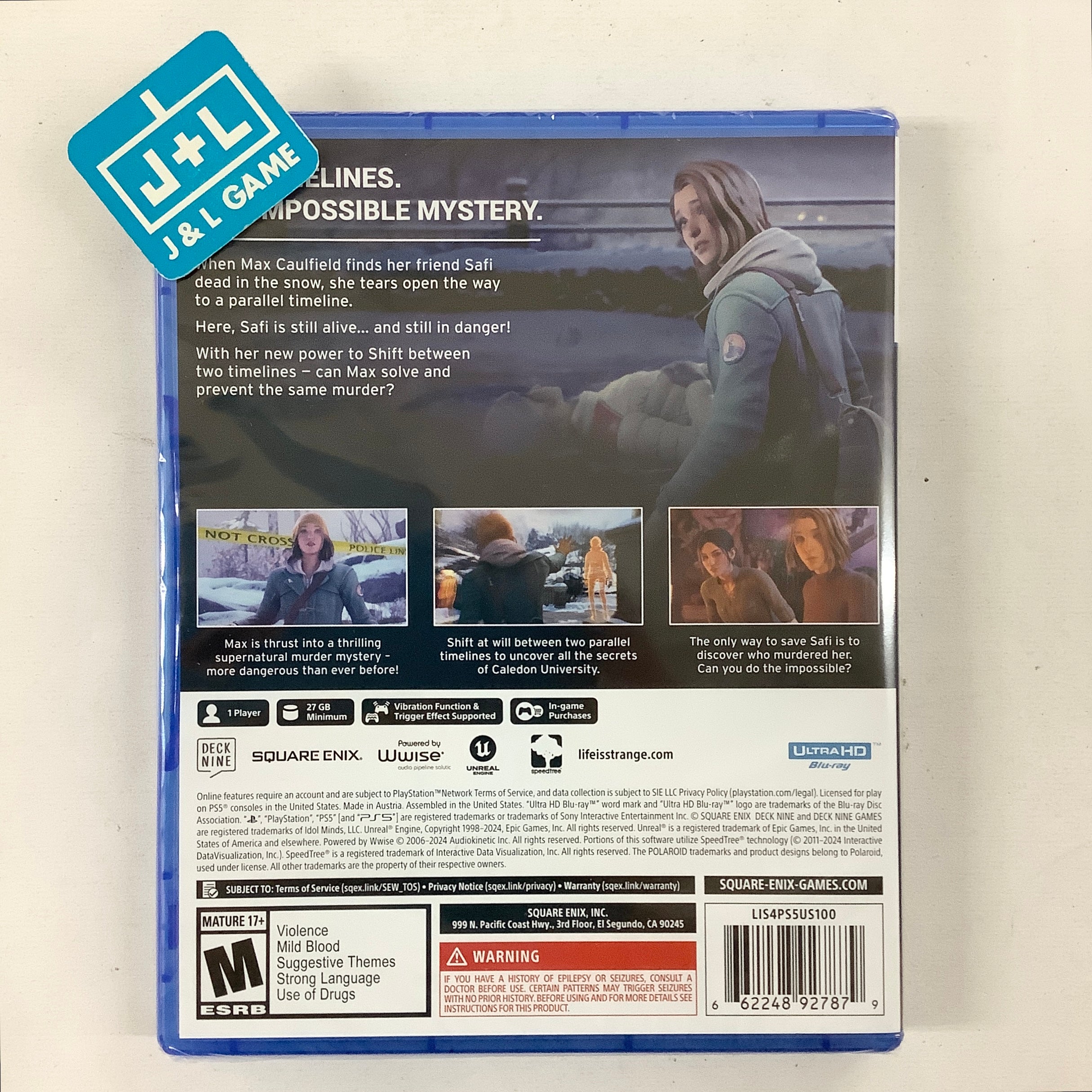 Life Is Strange: Double Exposure - (PS5) PlayStation 5 Video Games Square Enix   