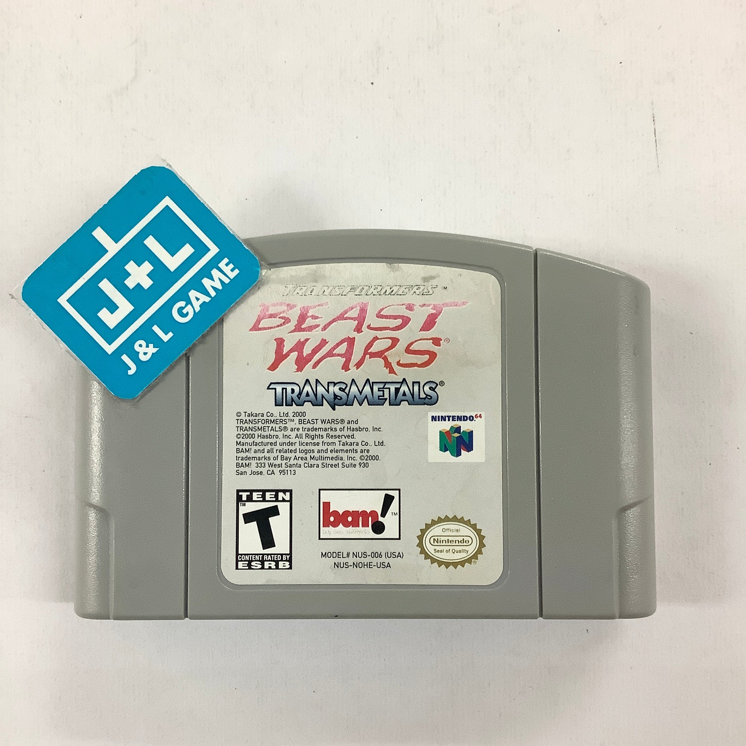 Transformers: Beast Wars Transmetals - (N64) Nintendo 64 [Pre-Owned] Video Games Bam Entertainment   