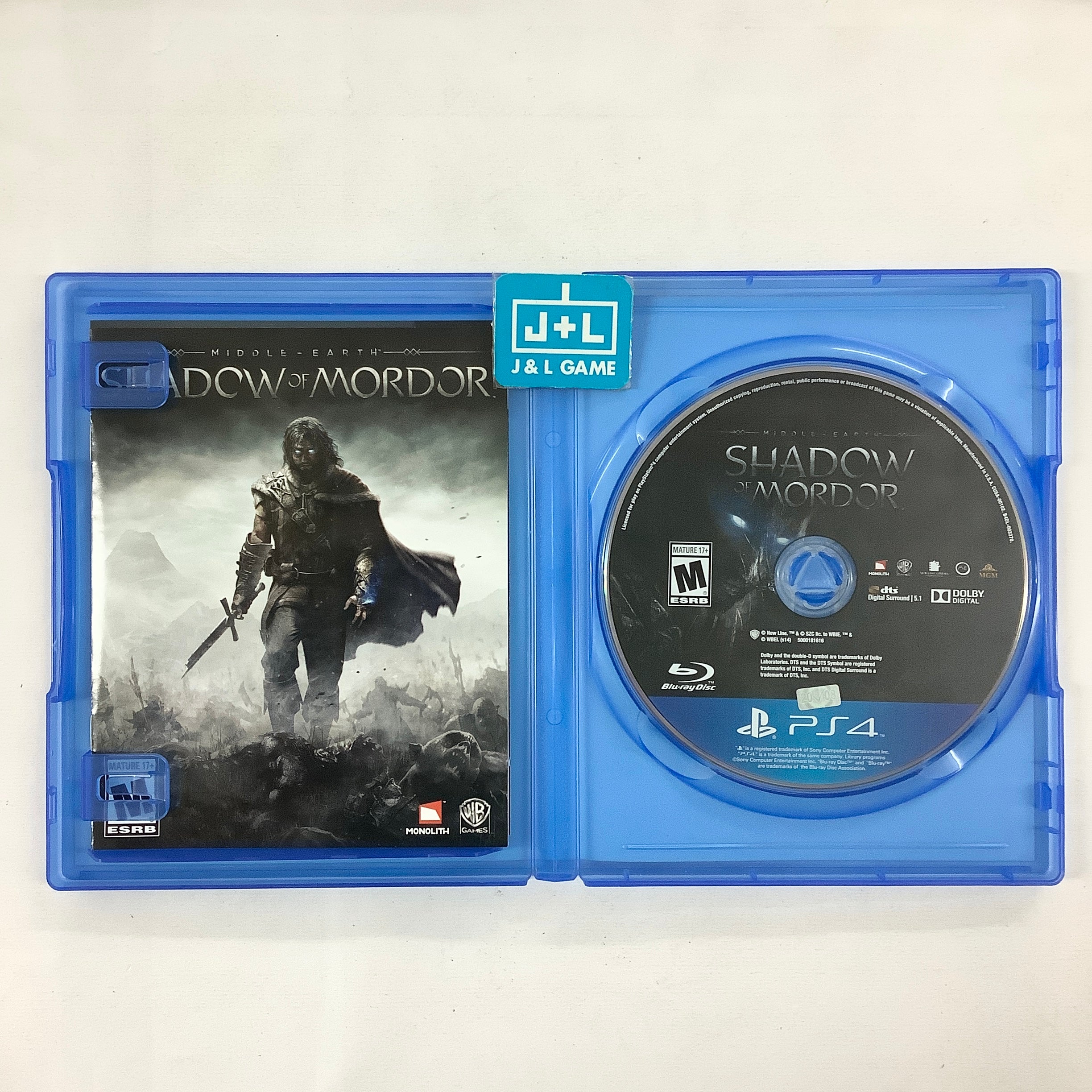 Middle-Earth: Shadow of Mordor - (PS4) PlayStation 4 [Pre-Owned] Video Games WB Games