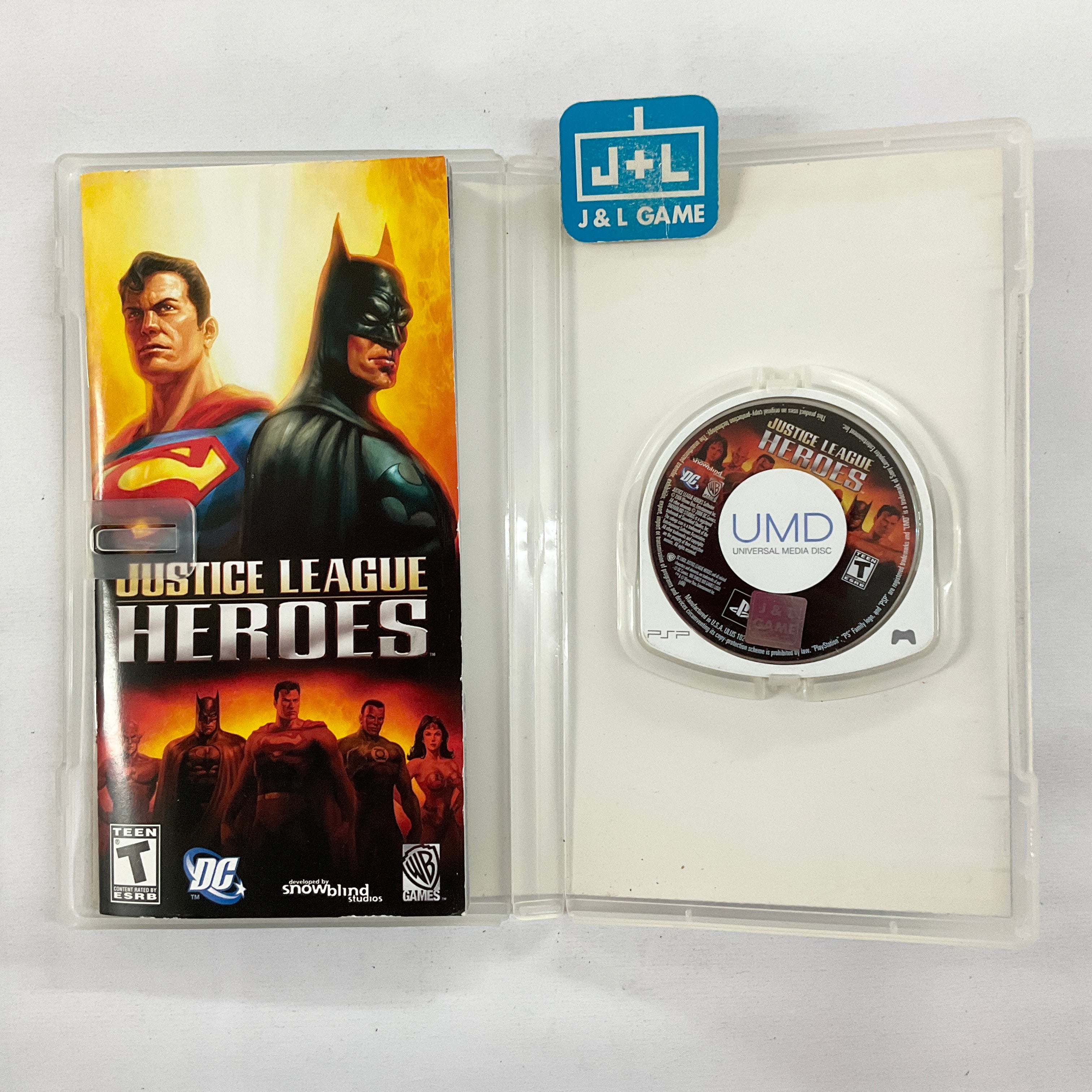 Justice League Heroes - Sony PSP [Pre-Owned] Video Games Warner Bros. Interactive Entertainment   