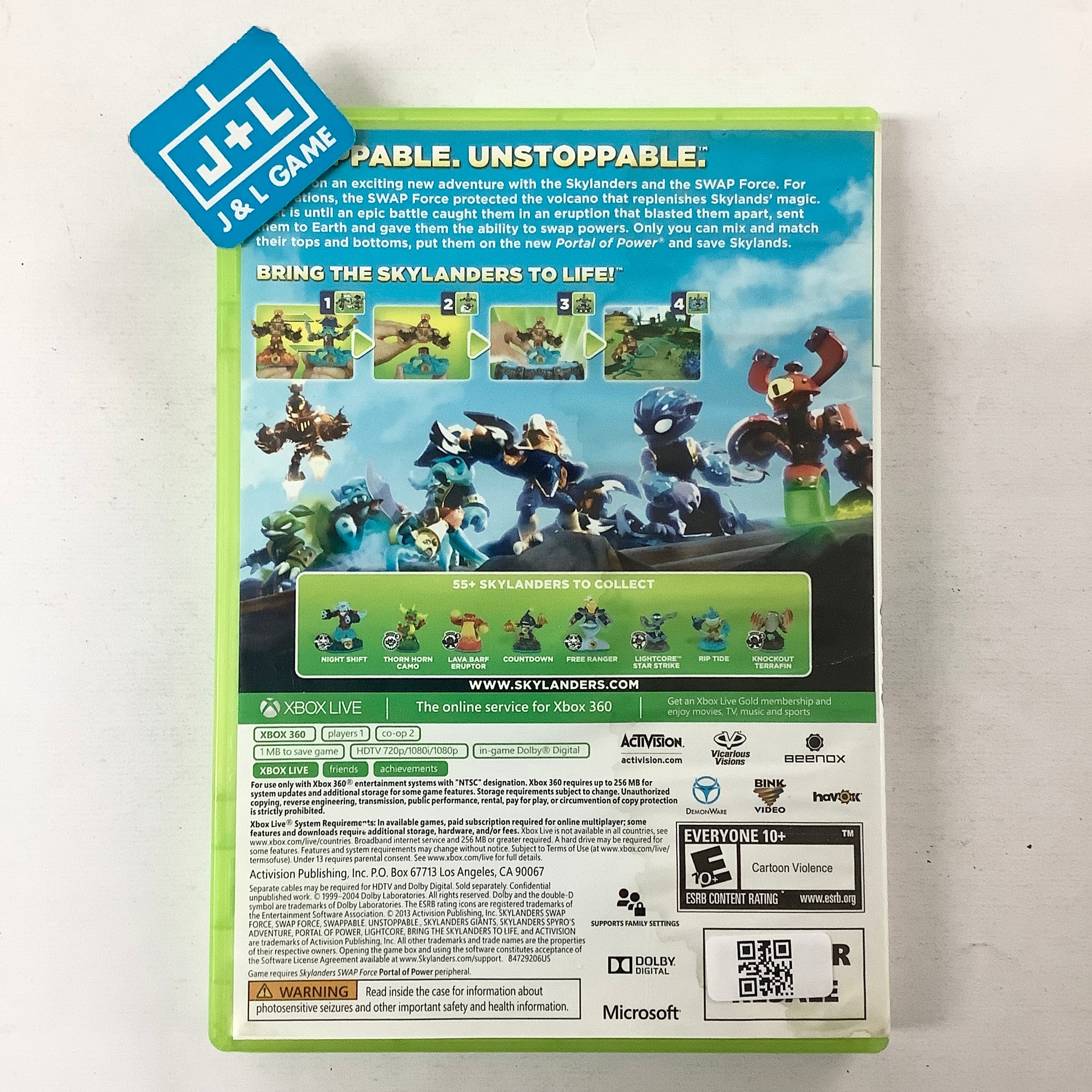 Skylanders Swap Force (Game Only) - Xbox 360 [Pre-Owned] Video Games ACTIVISION   