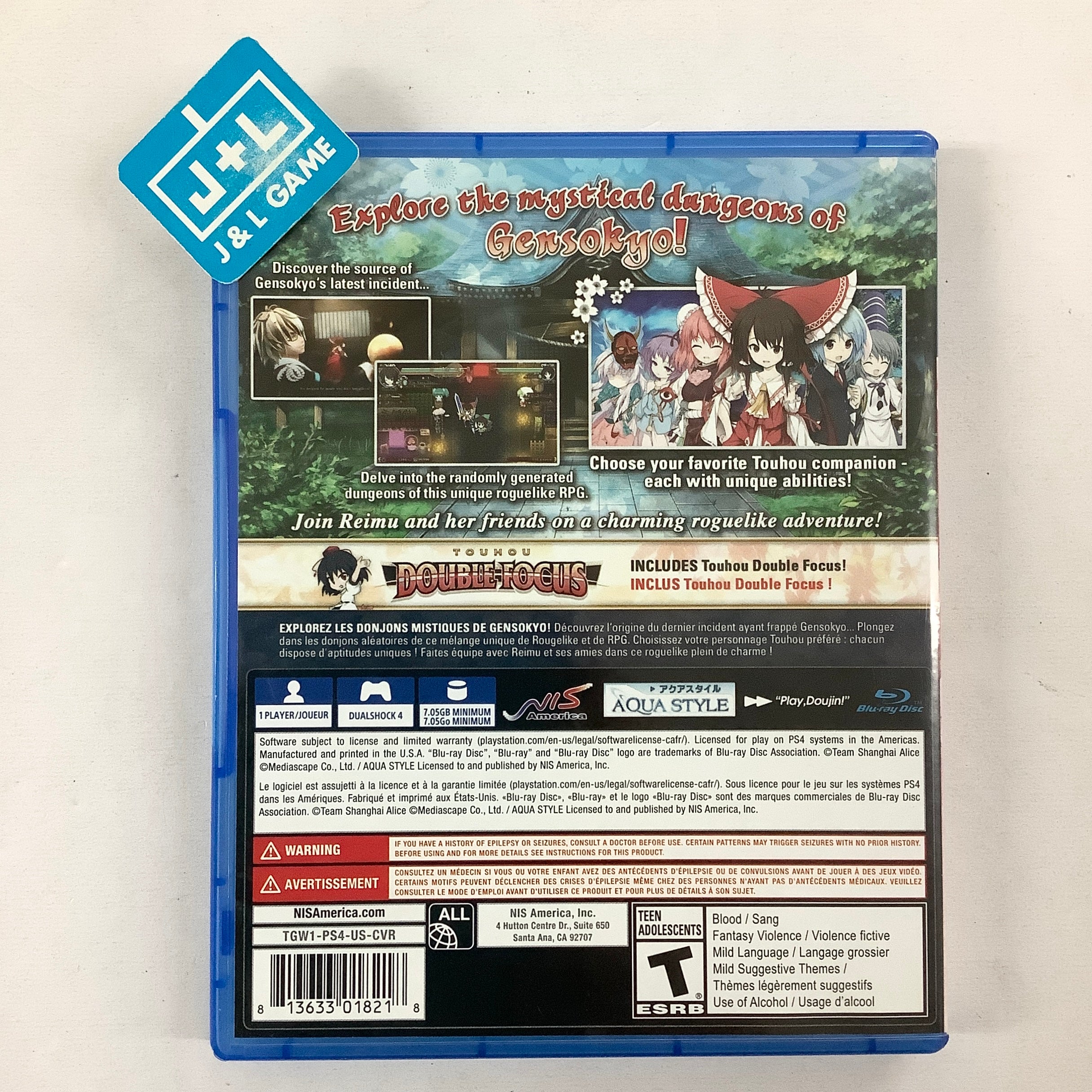 Touhou Genso Wanderer - (PS4) PlayStation 4 [Pre-Owned] Video Games NIS America