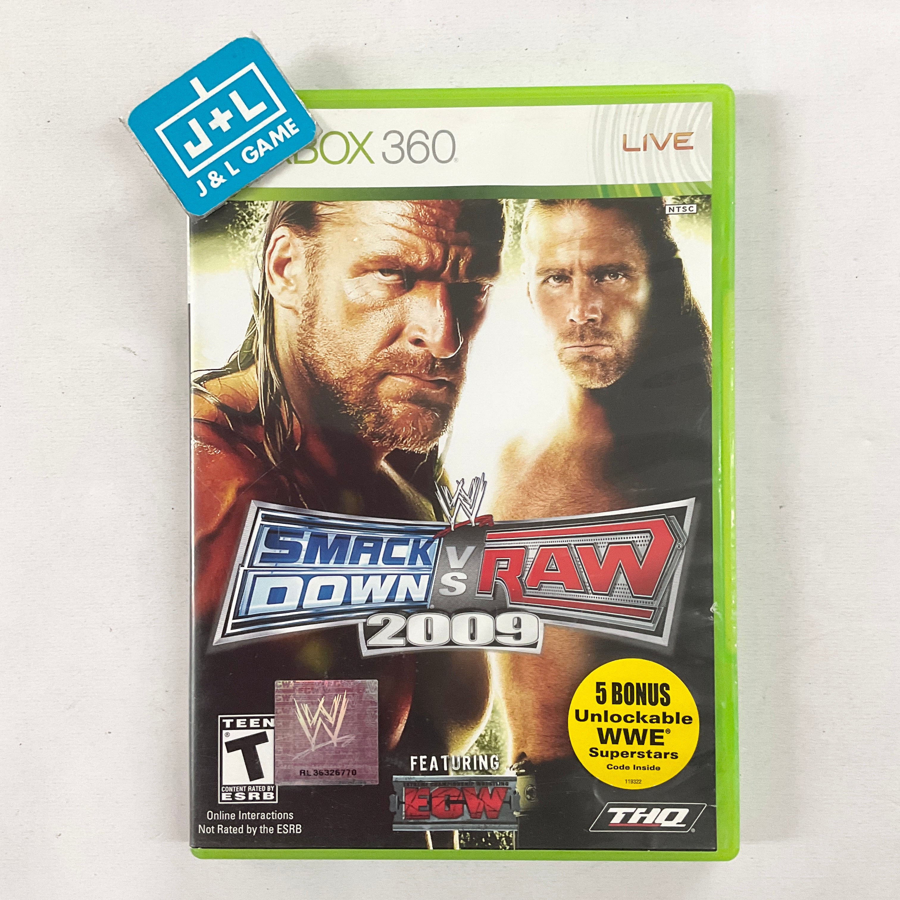 WWE SmackDown vs. Raw 2009 - Xbox 360 [Pre-Owned] Video Games THQ