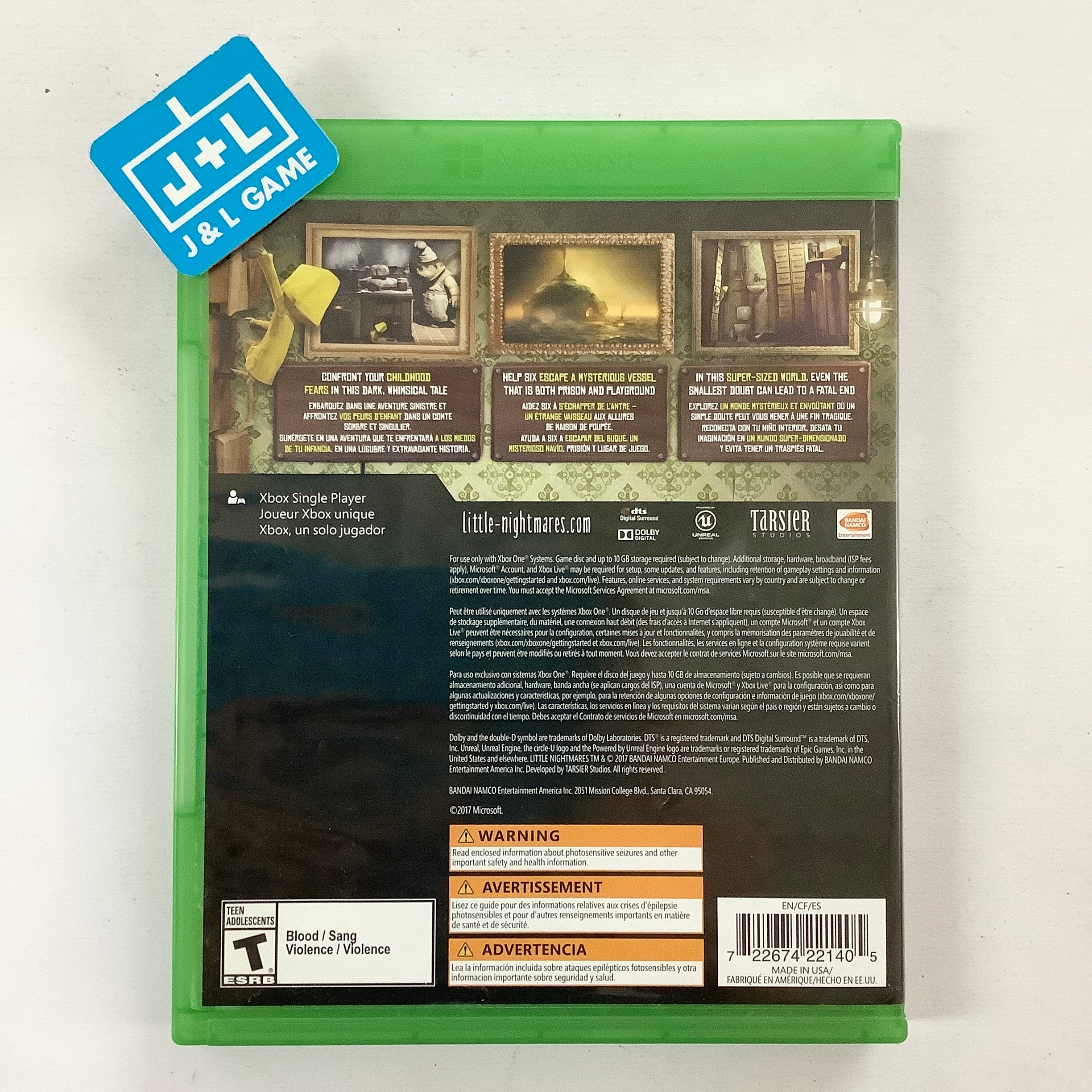 Little Nightmares: Complete Edition - (XB1) Xbox One [Pre-Owned] Video Games BANDAI NAMCO Entertainment   