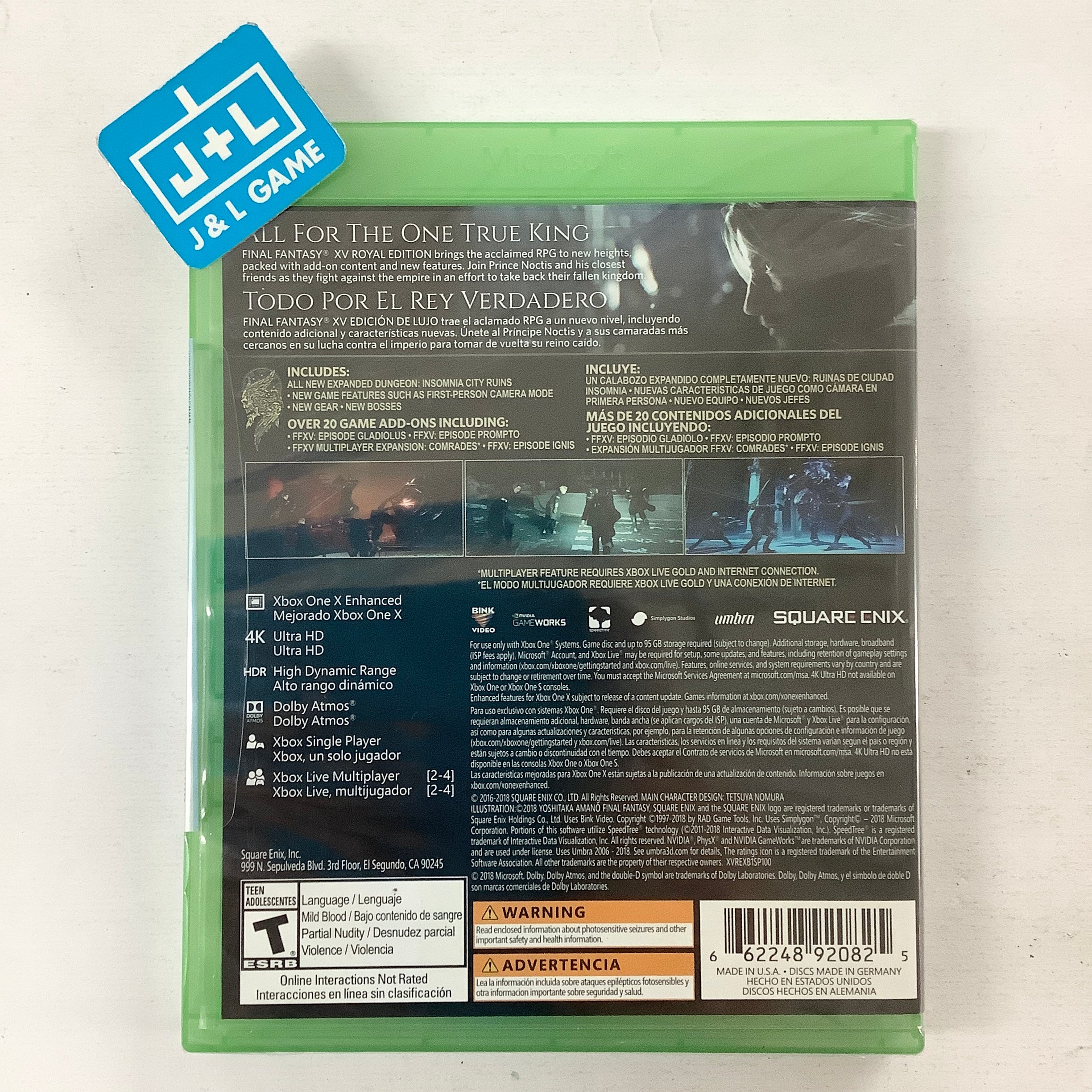 Final Fantasy XV (Royal Edition) - (XB1) Xbox One Video Games Square Enix   