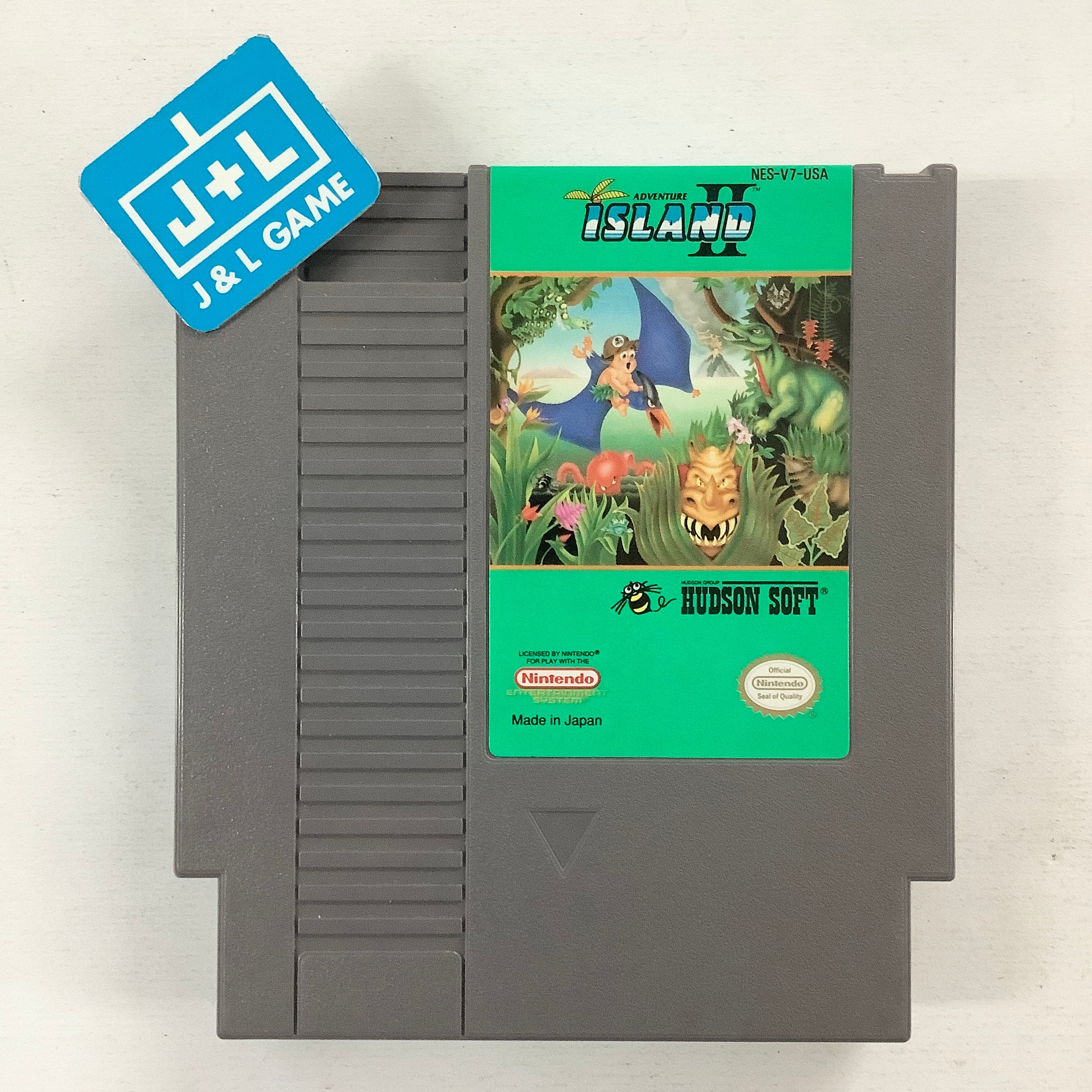 Adventure Island II - (NES) Nintendo Entertainment System [Pre-Owned] Video Games Hudson   