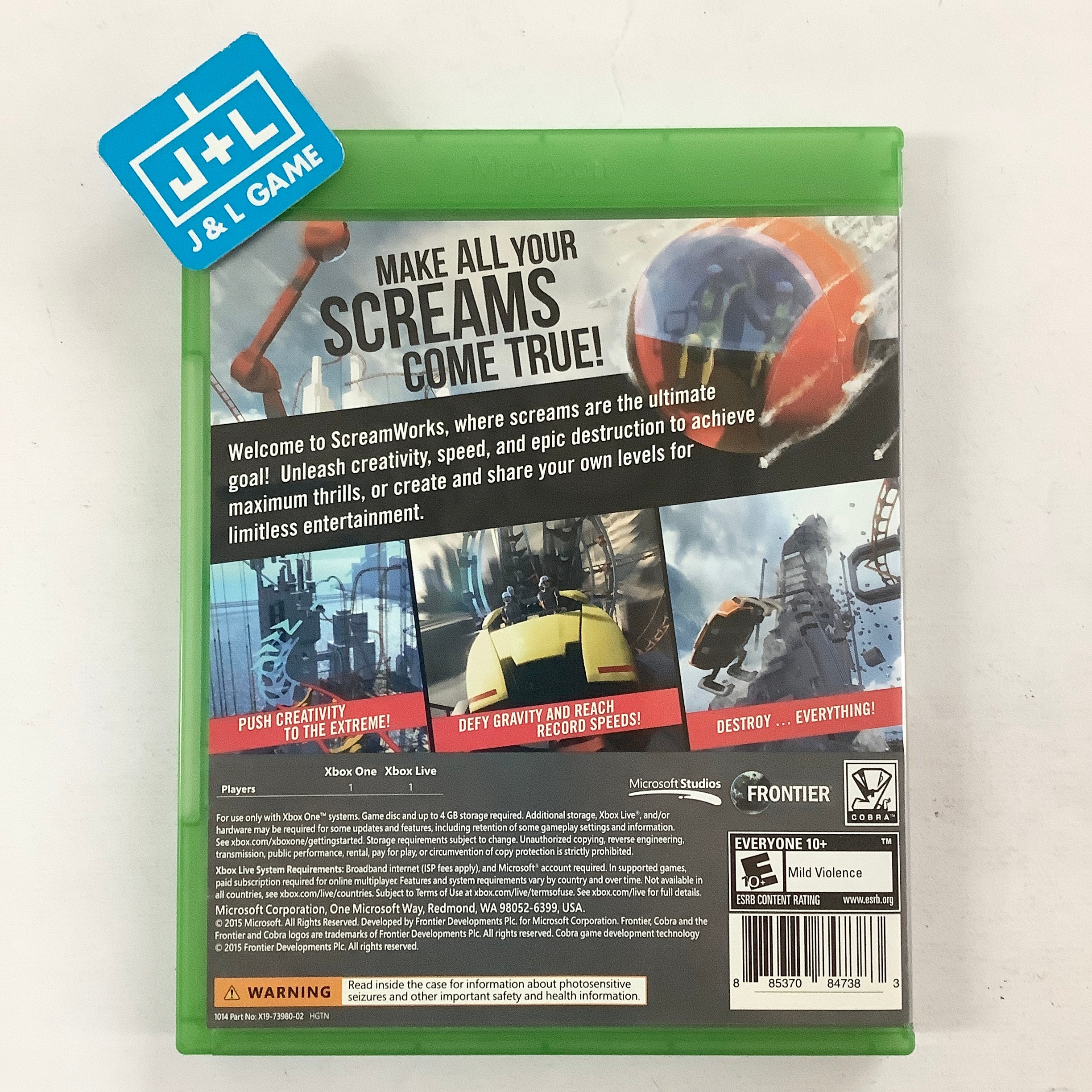 ScreamRide - (XB1) Xbox One [Pre-Owned] Video Games Microsoft Game Studios   